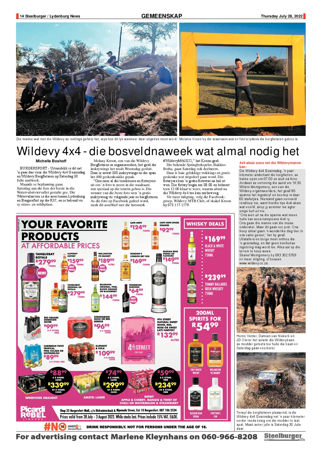 Steelburger news 28 July 2022 page 14