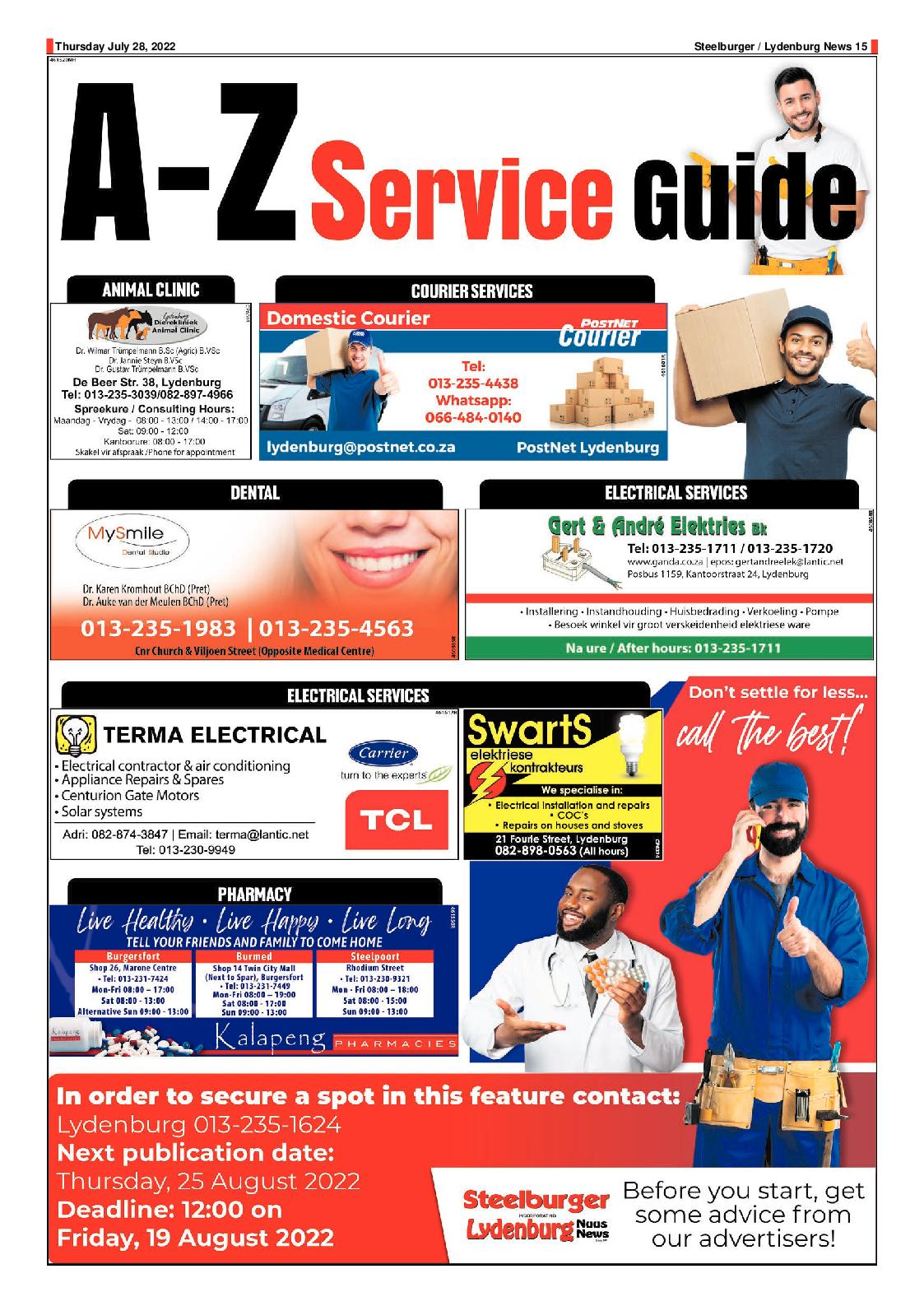 Steelburger news 28 July 2022 page 15