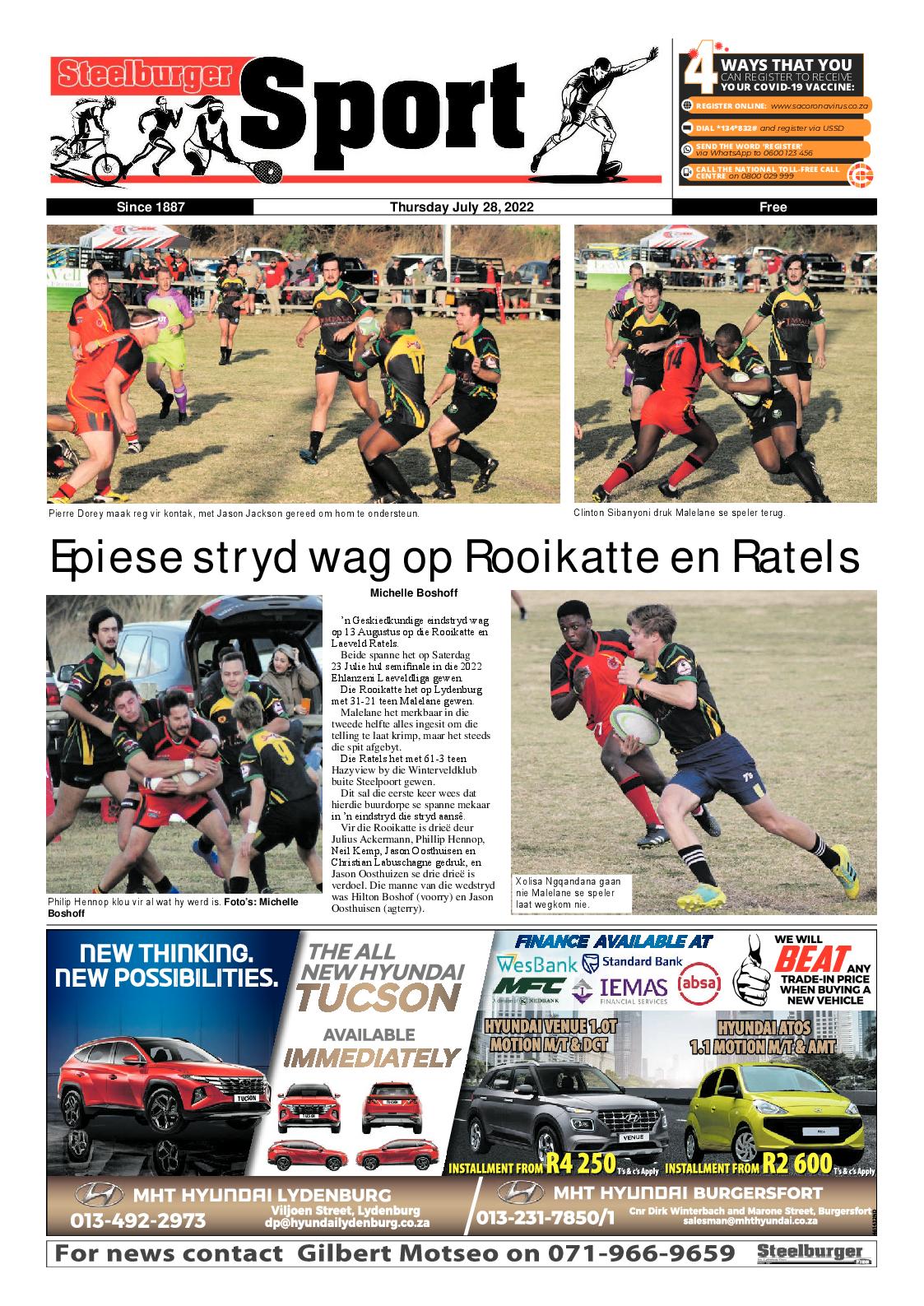 Steelburger news 28 July 2022 page 20