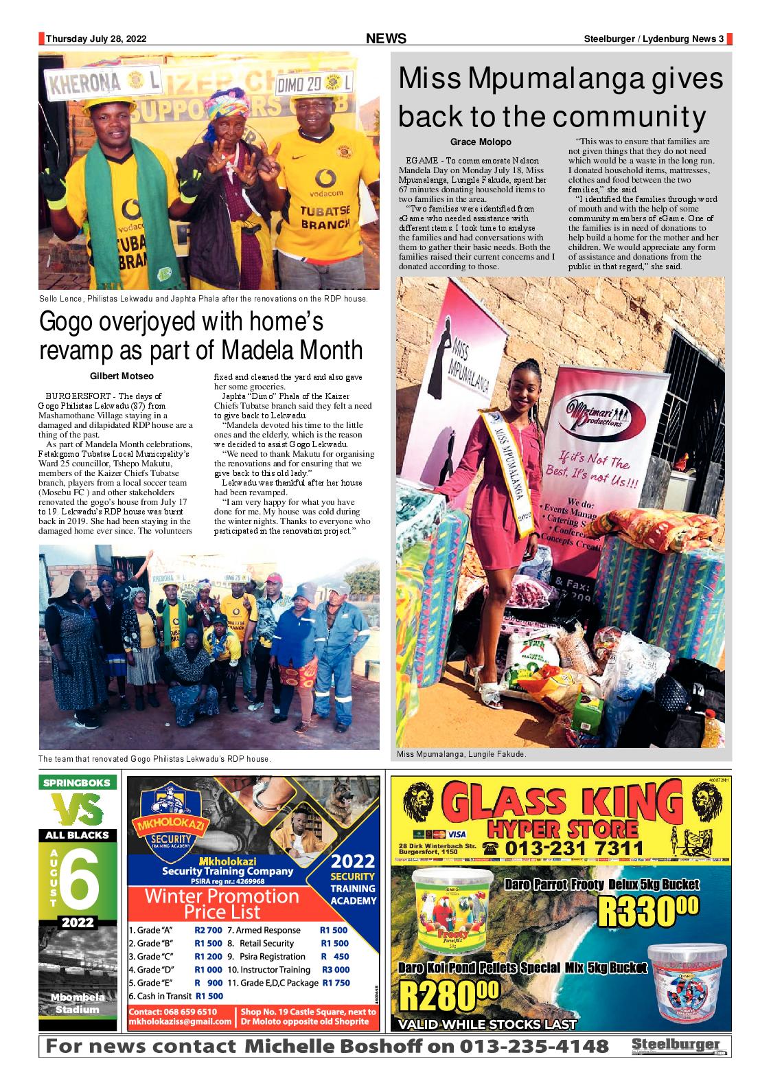 Steelburger news 28 July 2022 page 3