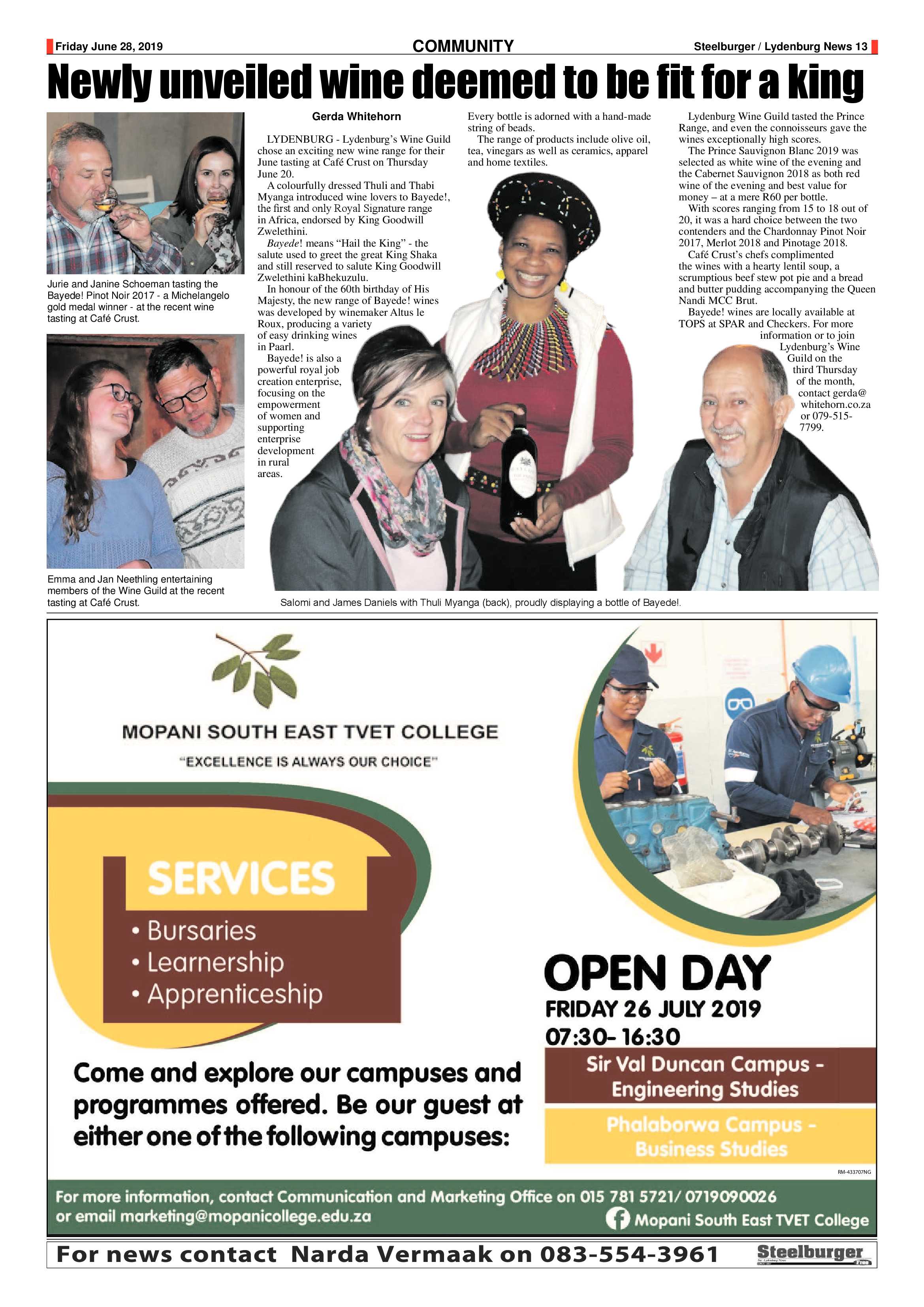Steelburger News 28 June 2019 page 13