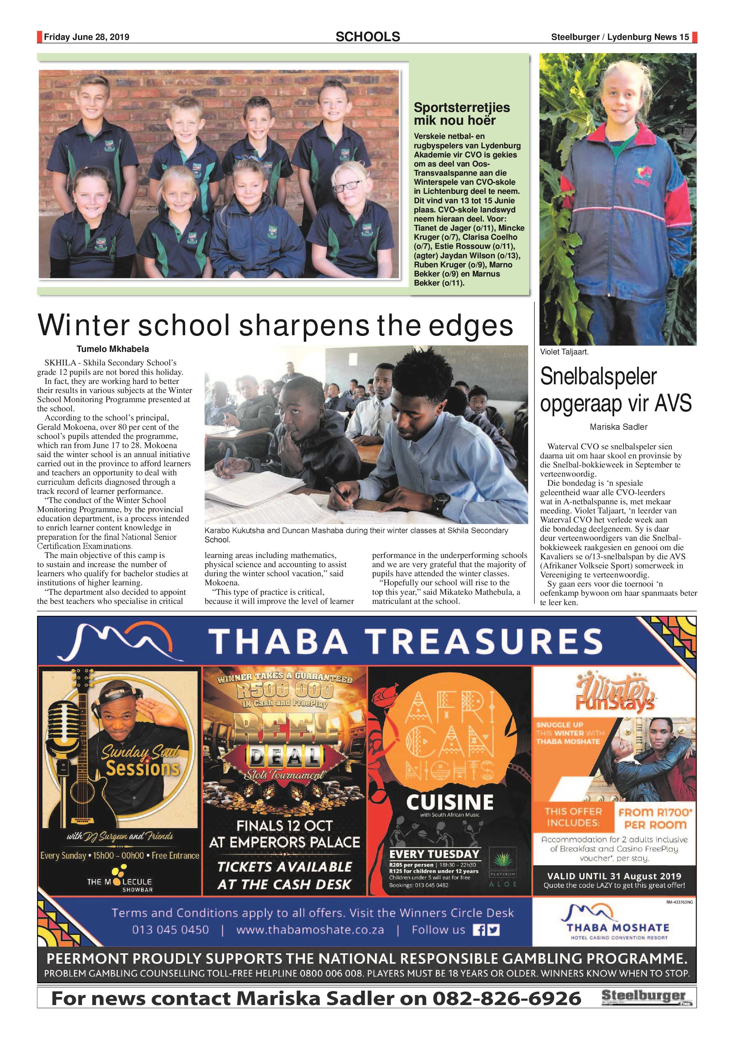 Steelburger News 28 June 2019 page 15