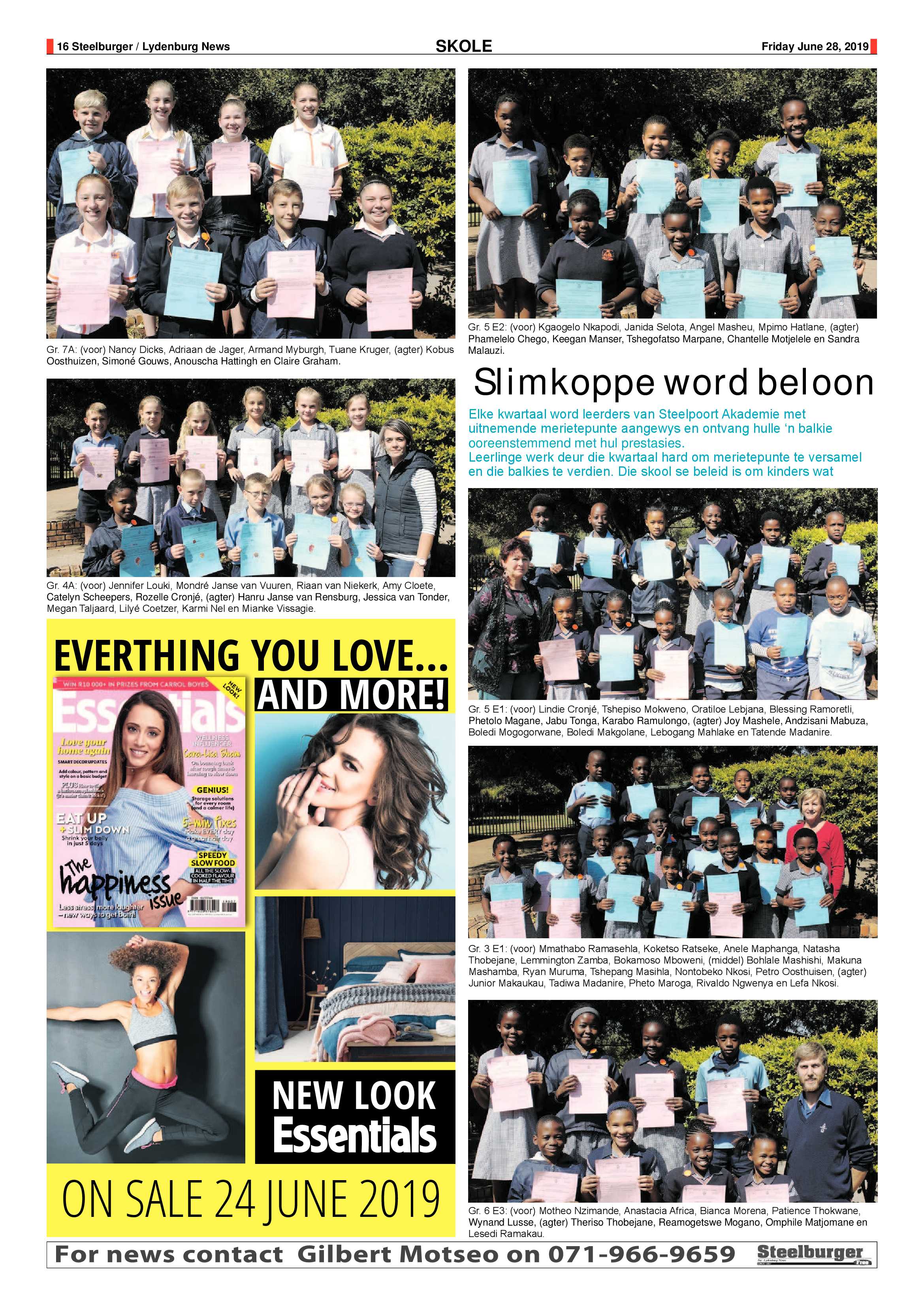 Steelburger News 28 June 2019 page 16