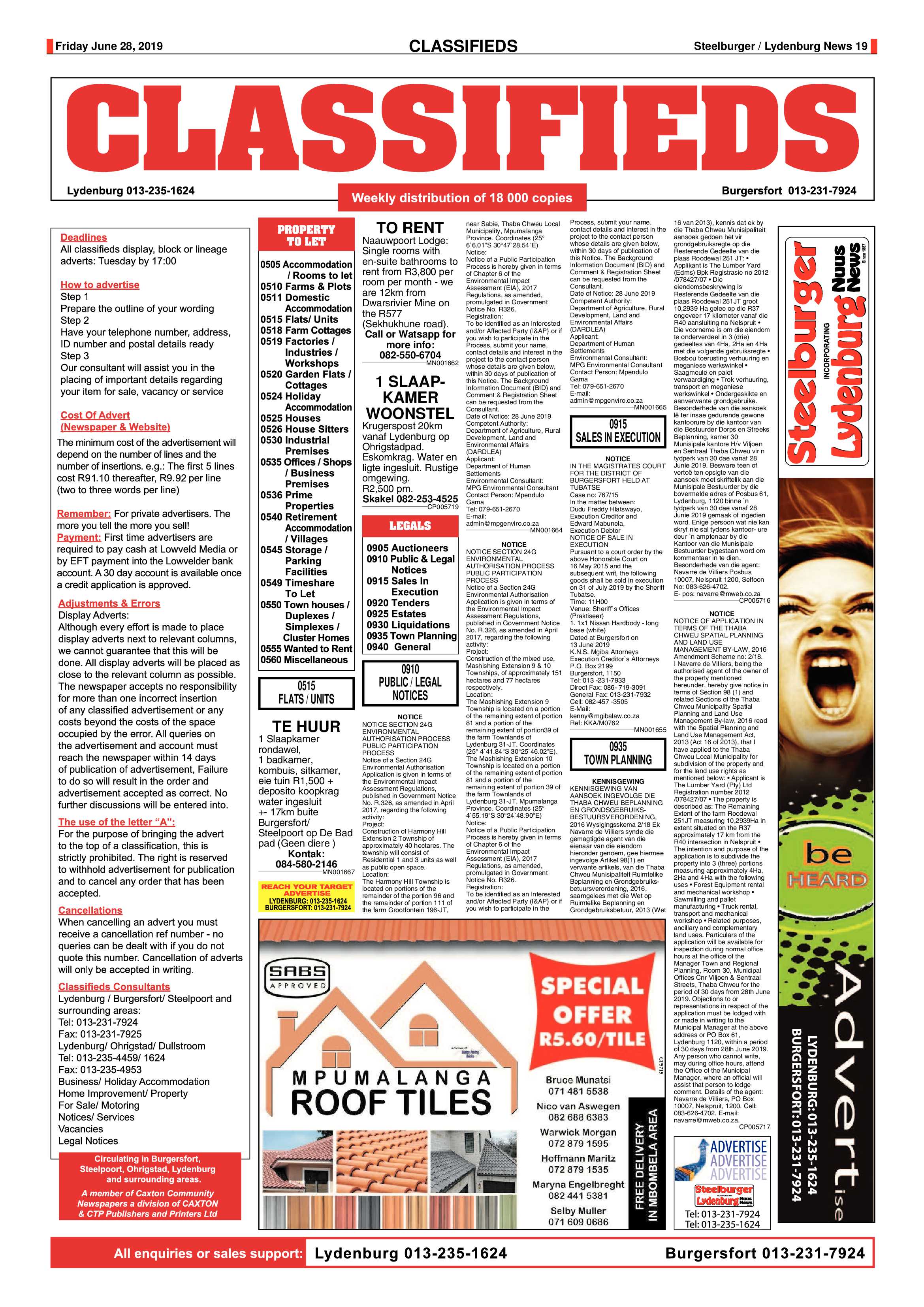 Steelburger News 28 June 2019 page 19
