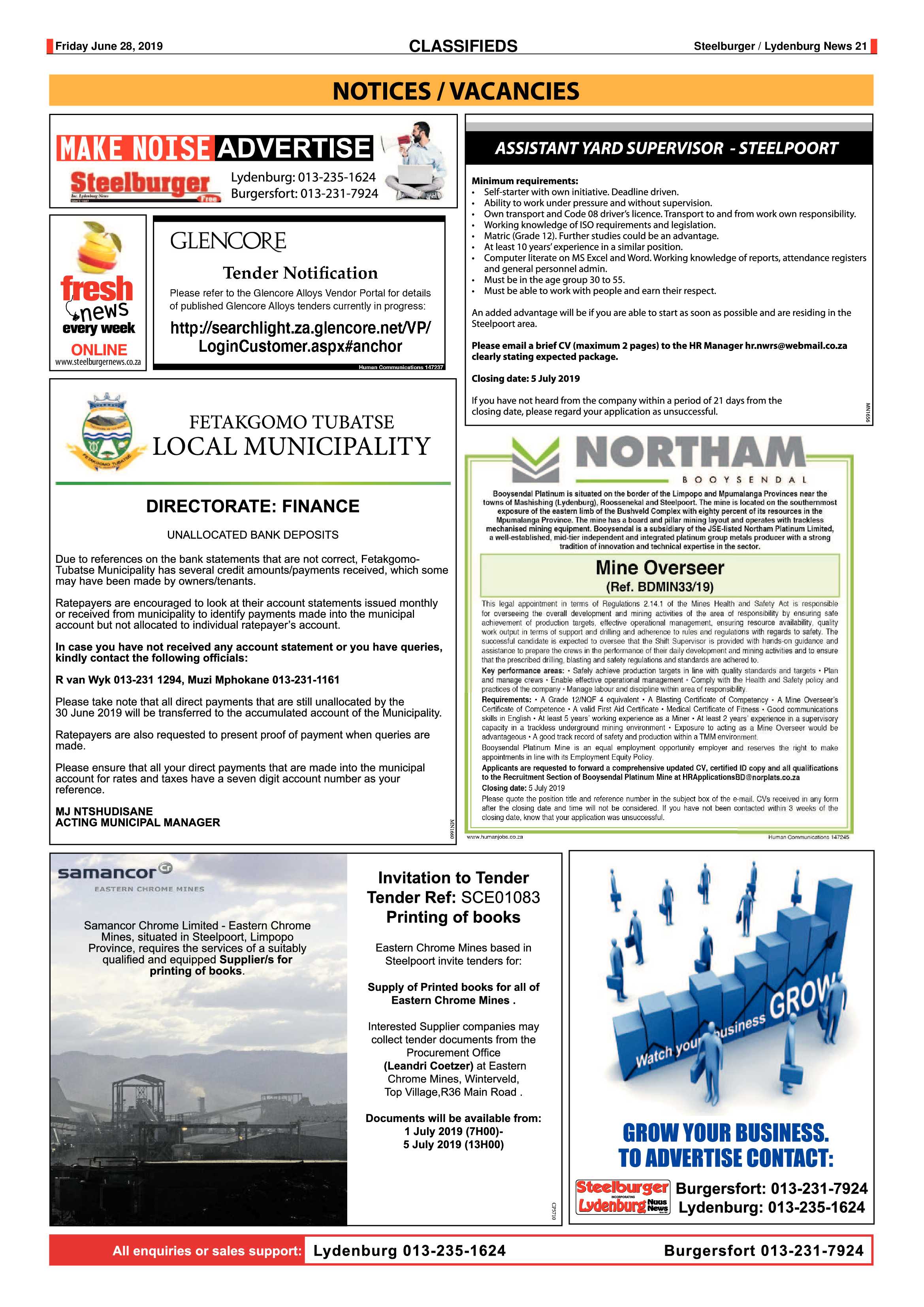 Steelburger News 28 June 2019 page 21