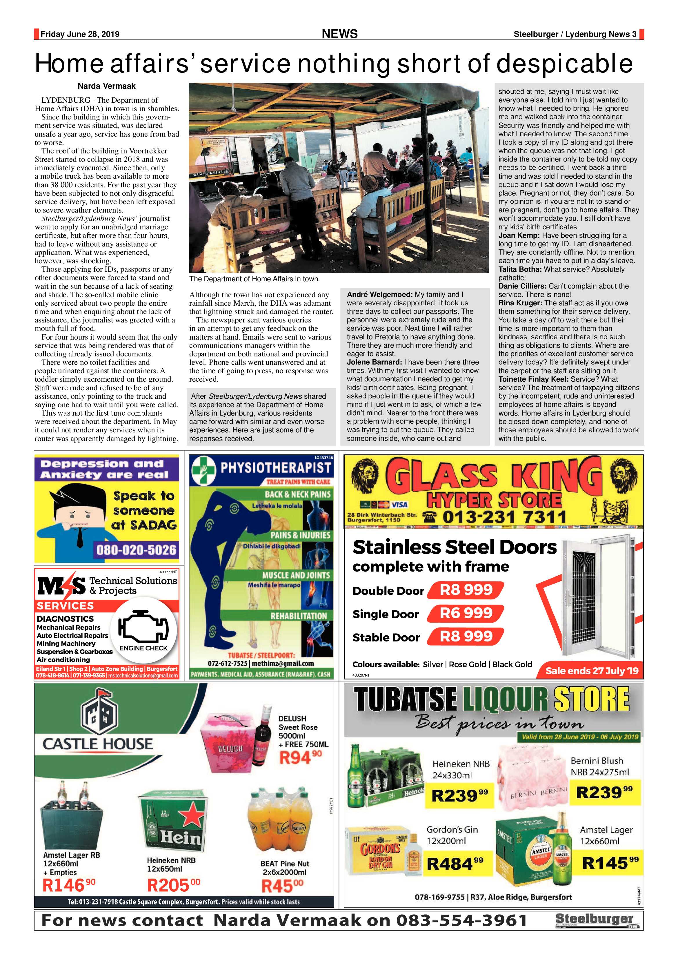 Steelburger News 28 June 2019 page 3