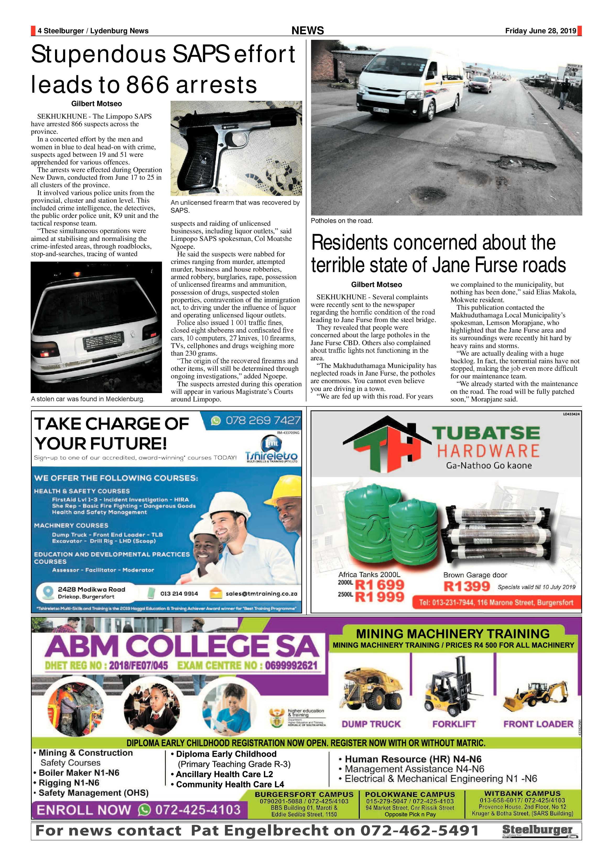 Steelburger News 28 June 2019 page 4