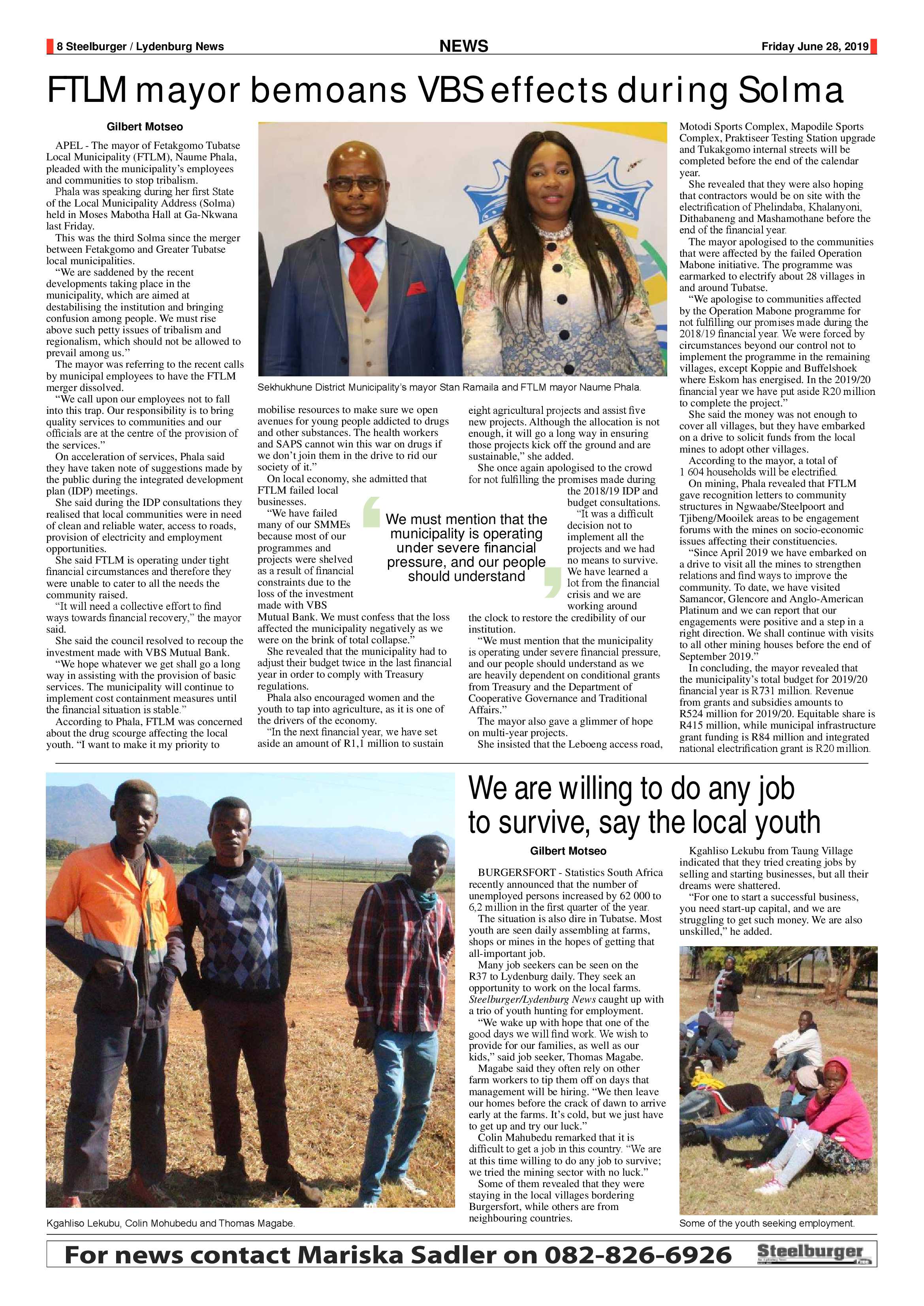 Steelburger News 28 June 2019 page 8