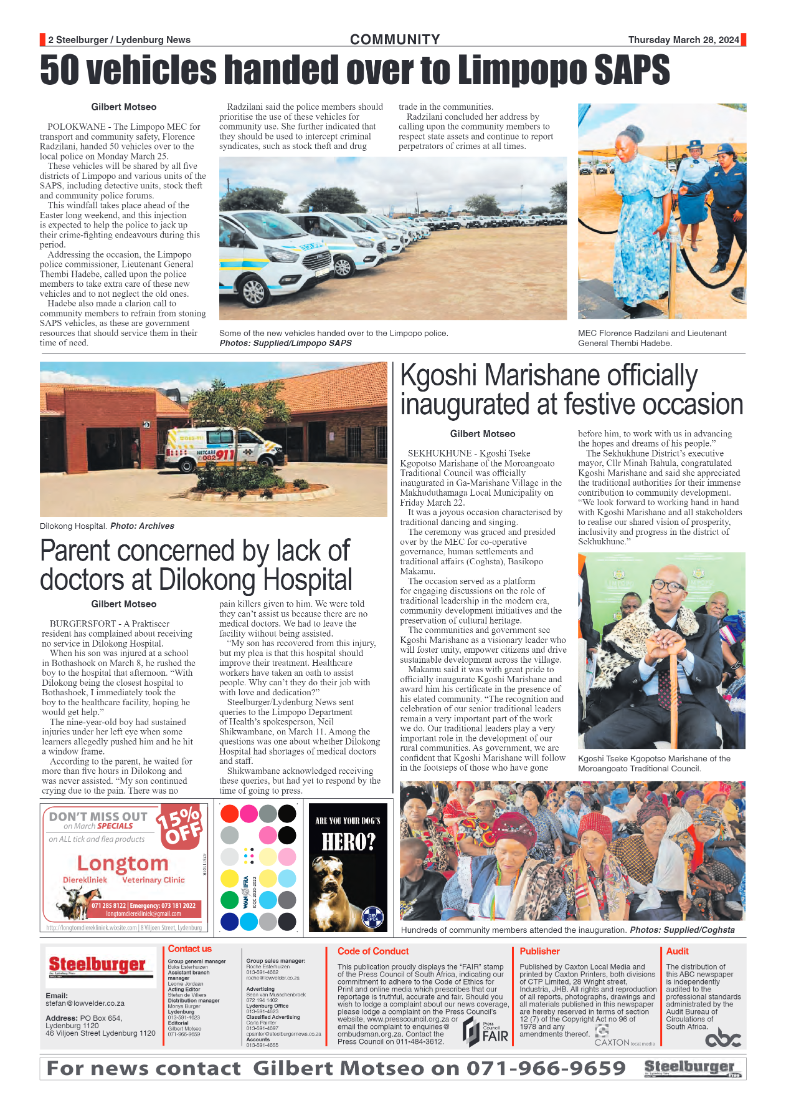 Steelburger News 28 march 2024 page 2