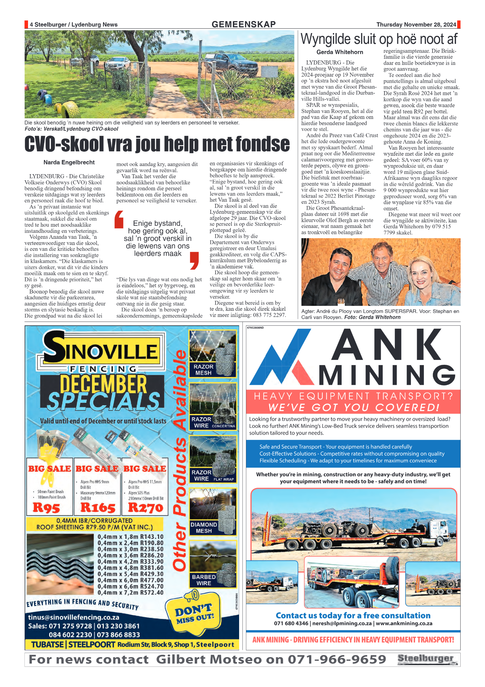 Steelburger News 28 November 2024 page 4