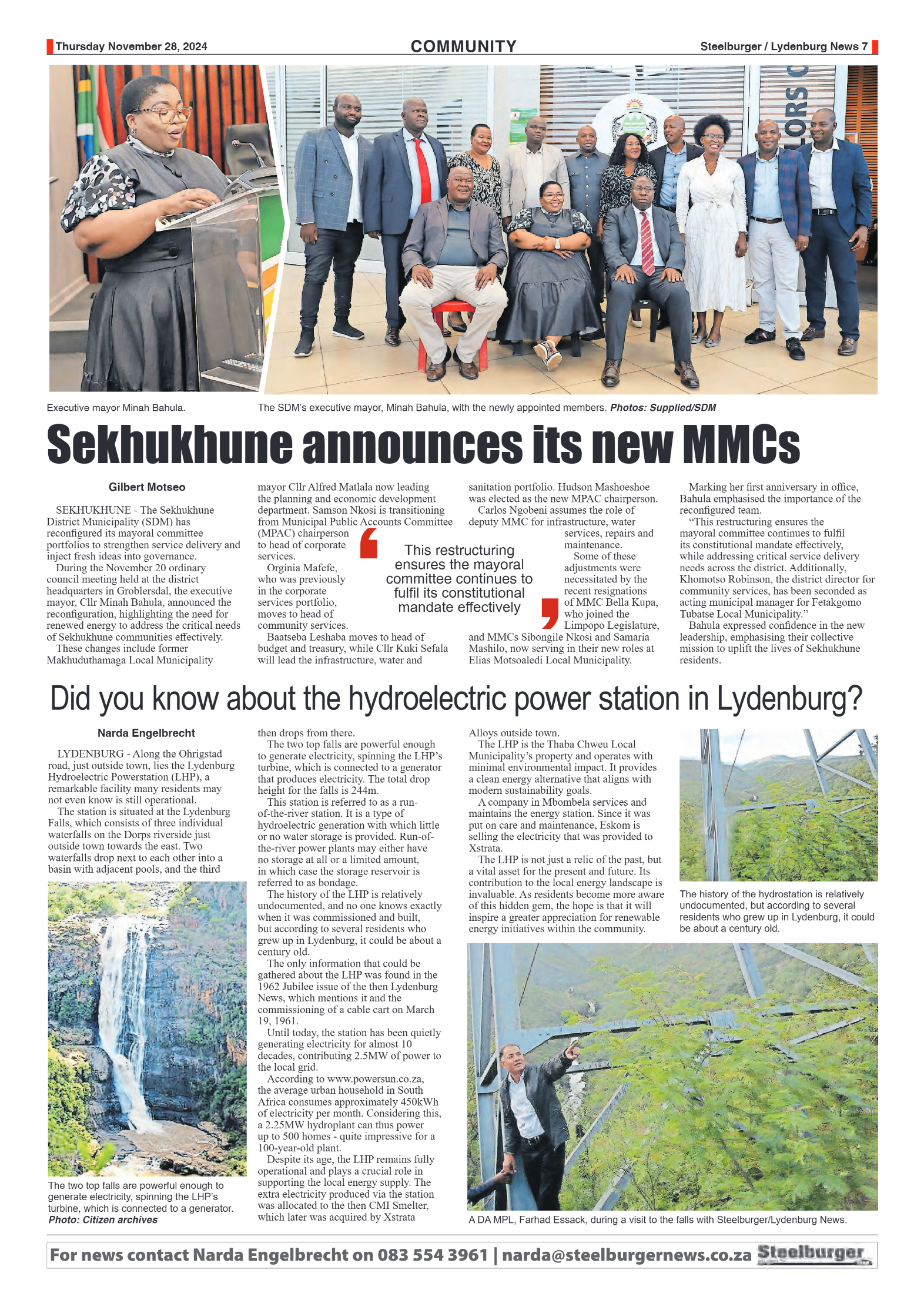 Steelburger News 28 November 2024 page 7