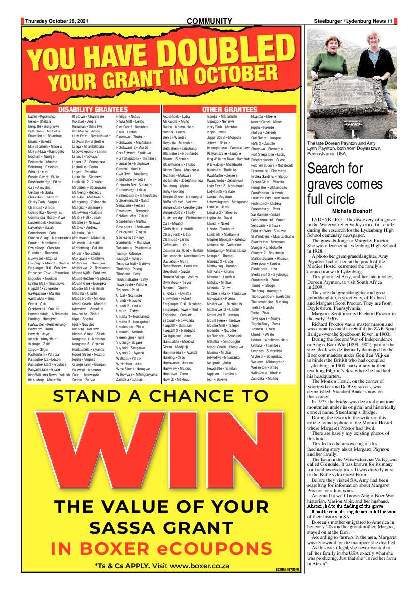 Steelburger News 28 October 2021 page 11