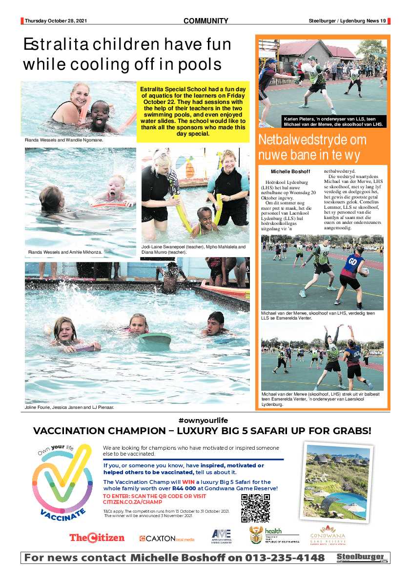 Steelburger News 28 October 2021 page 19