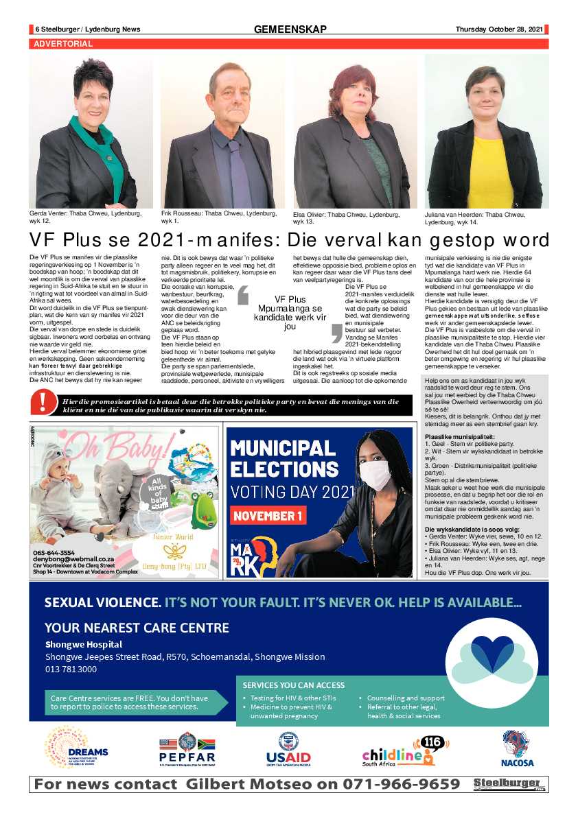 Steelburger News 28 October 2021 page 6
