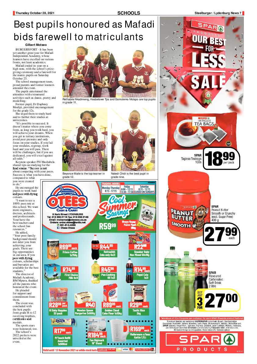 Steelburger News 28 October 2021 page 7
