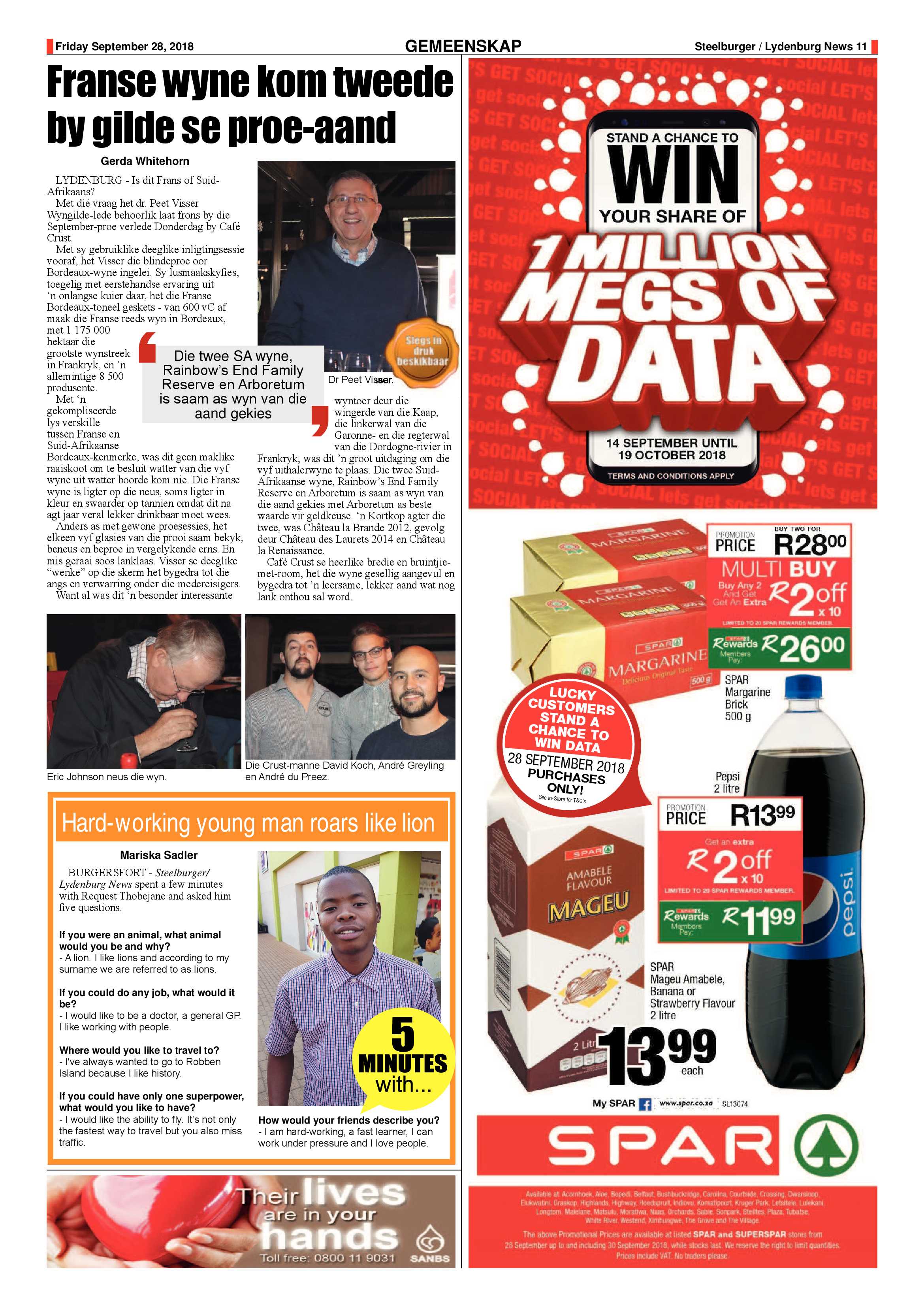 Steelburger News 28 September 2018 page 11