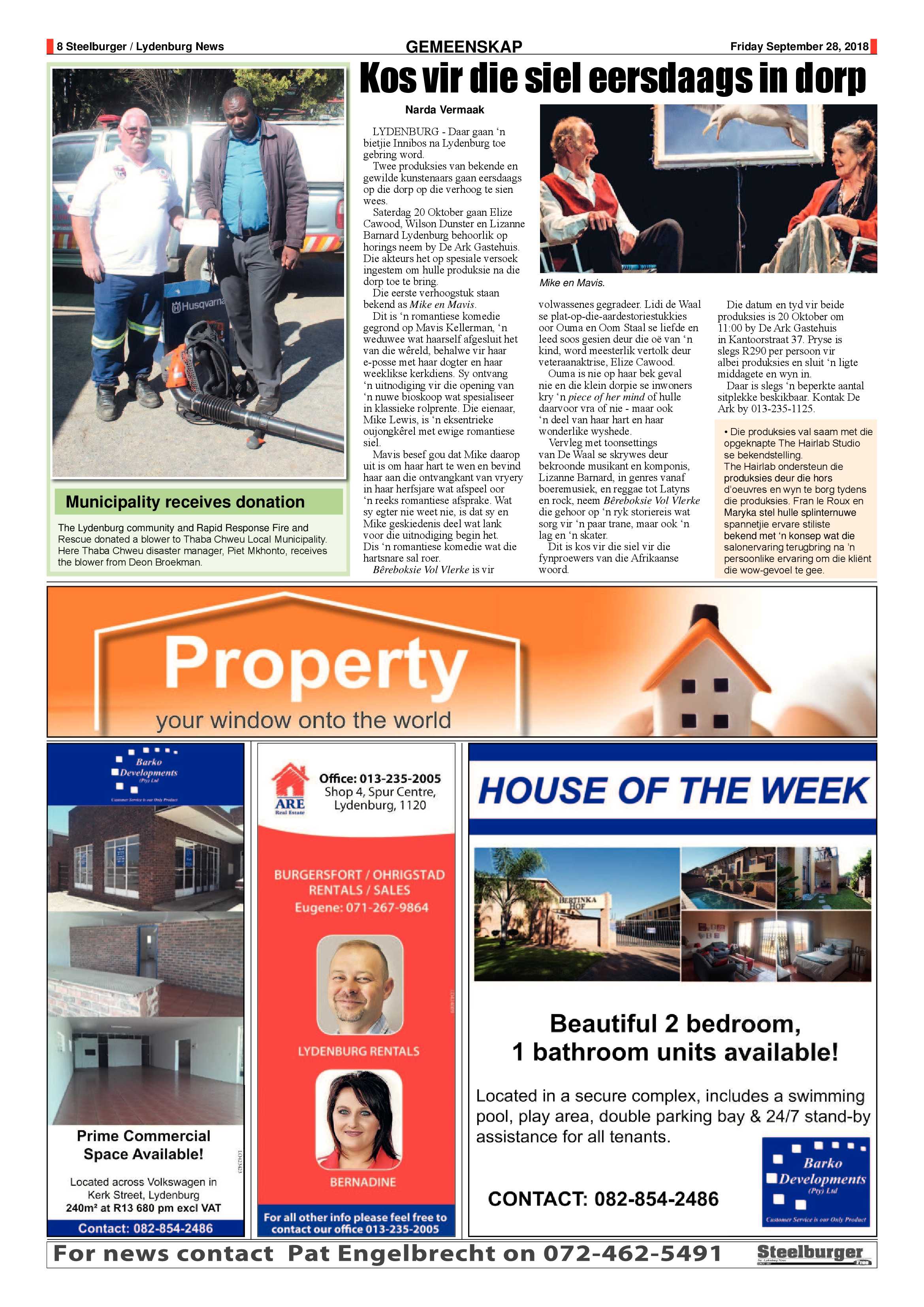 Steelburger News 28 September 2018 page 8