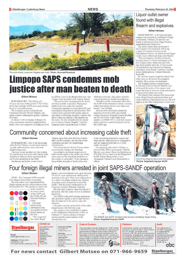 Steelburger News 29 February 2024 page 2