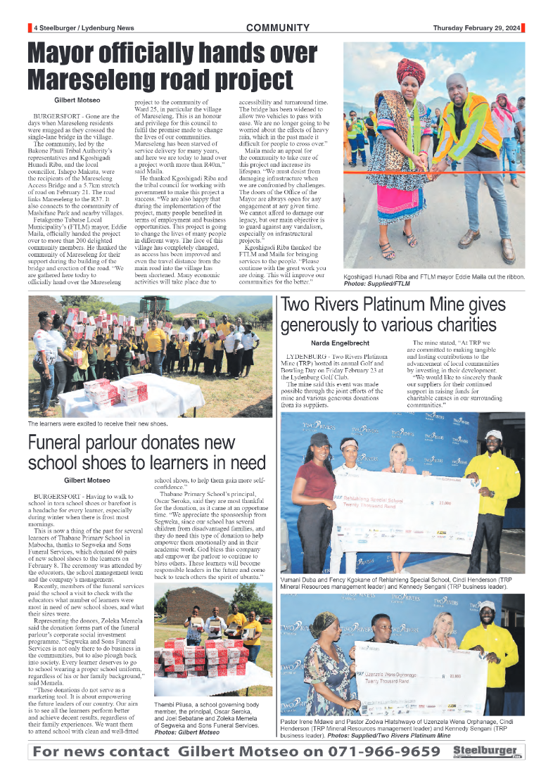 Steelburger News 29 February 2024 page 4