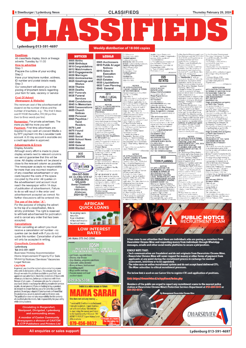 Steelburger News 29 February 2024 page 6