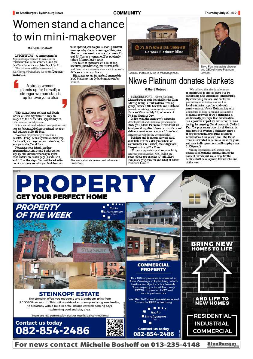 Steelburger News 29 July 2021 page 10