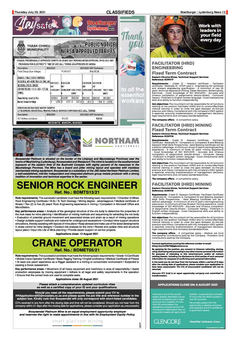 Steelburger News 29 July 2021 page 13