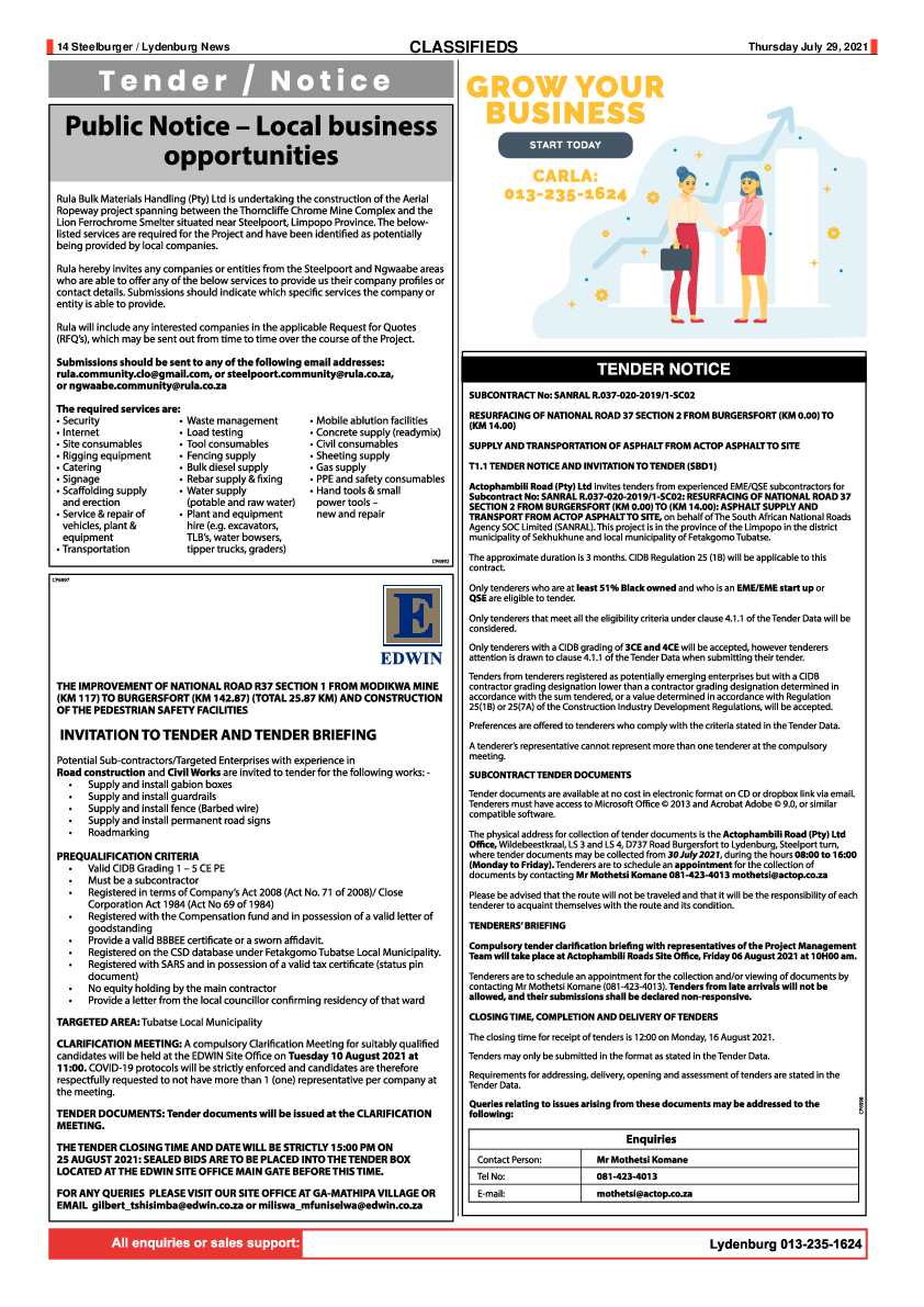 Steelburger News 29 July 2021 page 14