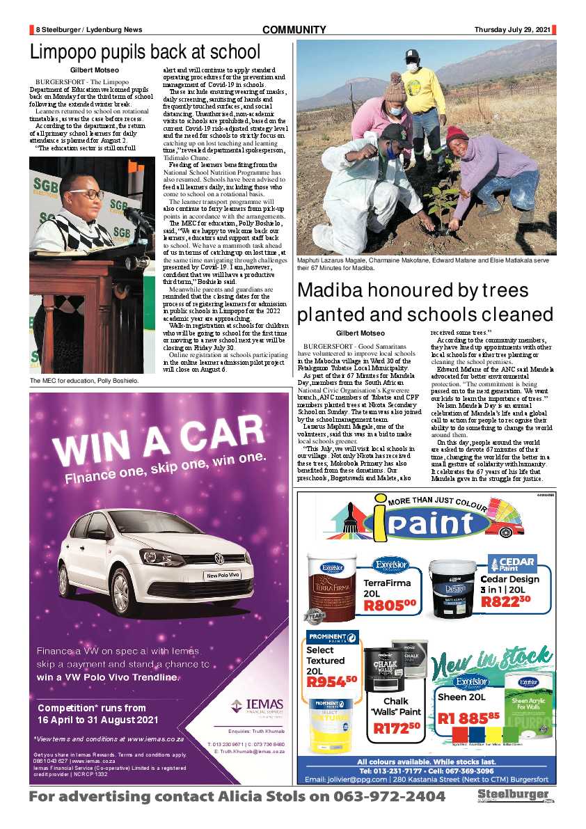 Steelburger News 29 July 2021 page 8