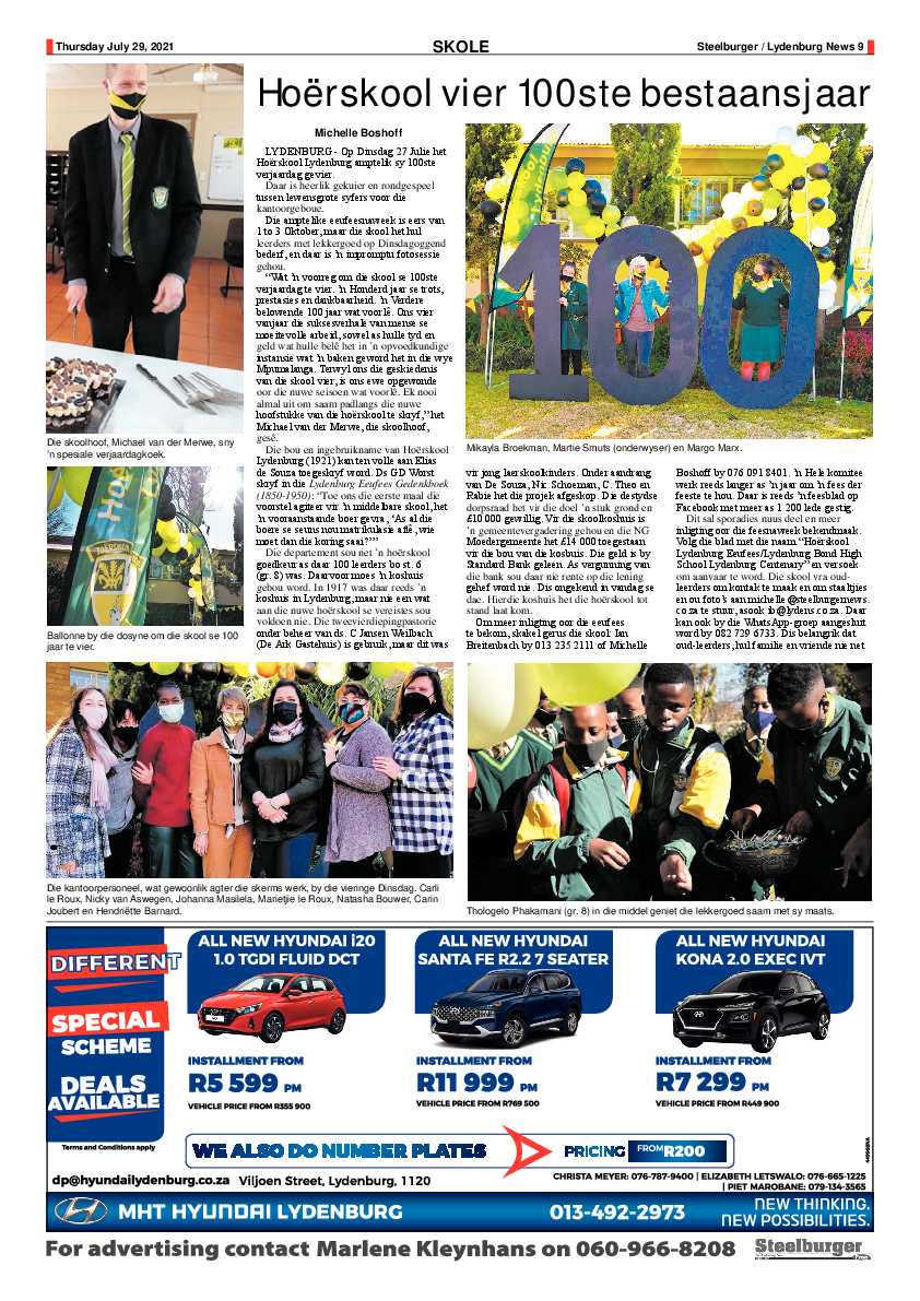 Steelburger News 29 July 2021 page 9