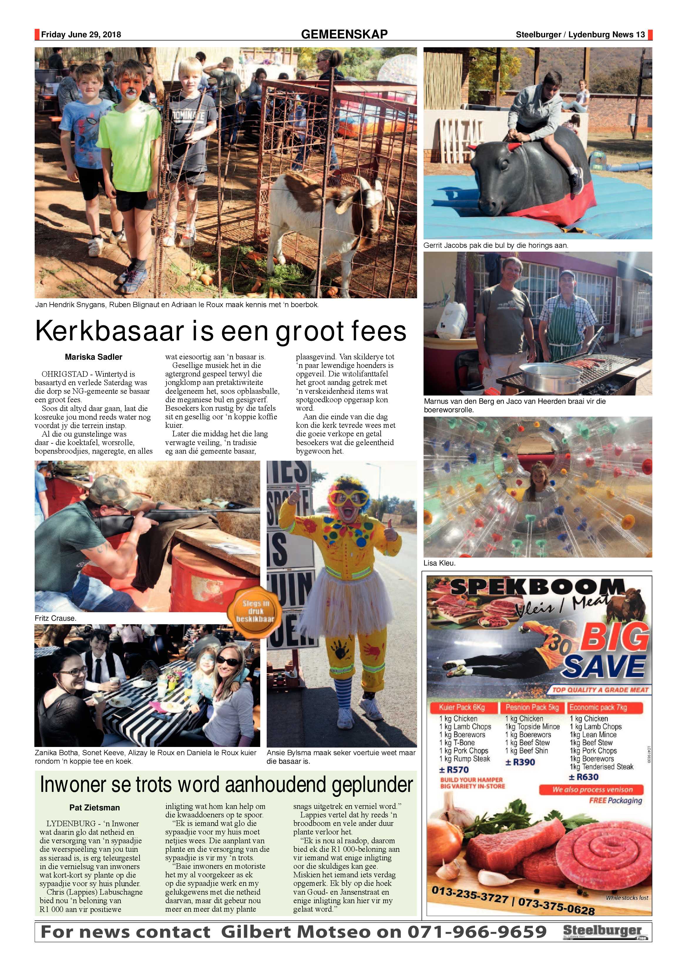 Steelburger News 29 June 2018 page 13