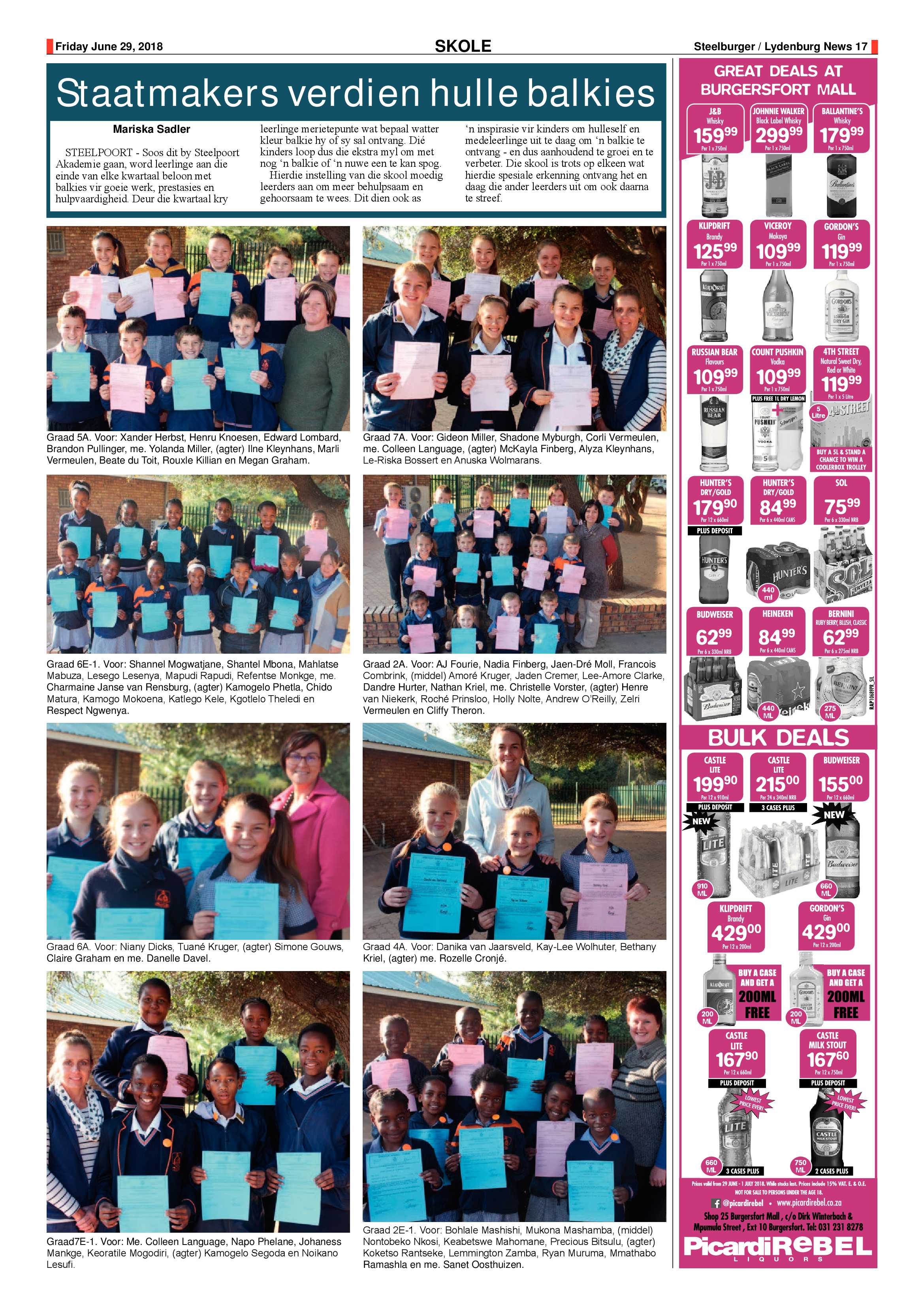 Steelburger News 29 June 2018 page 17