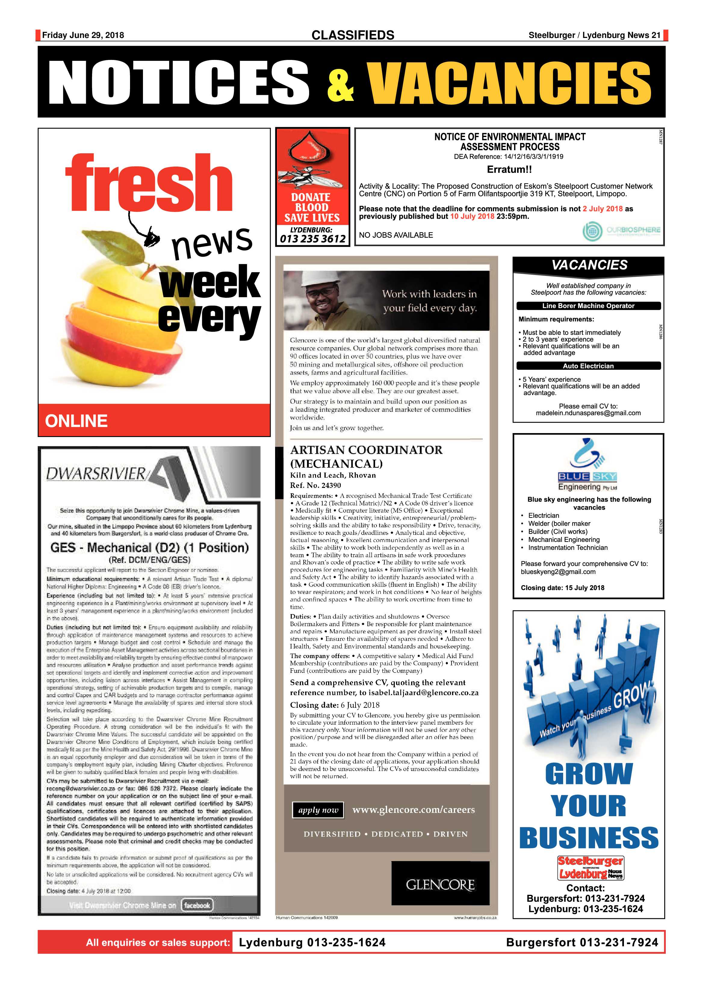 Steelburger News 29 June 2018 page 21
