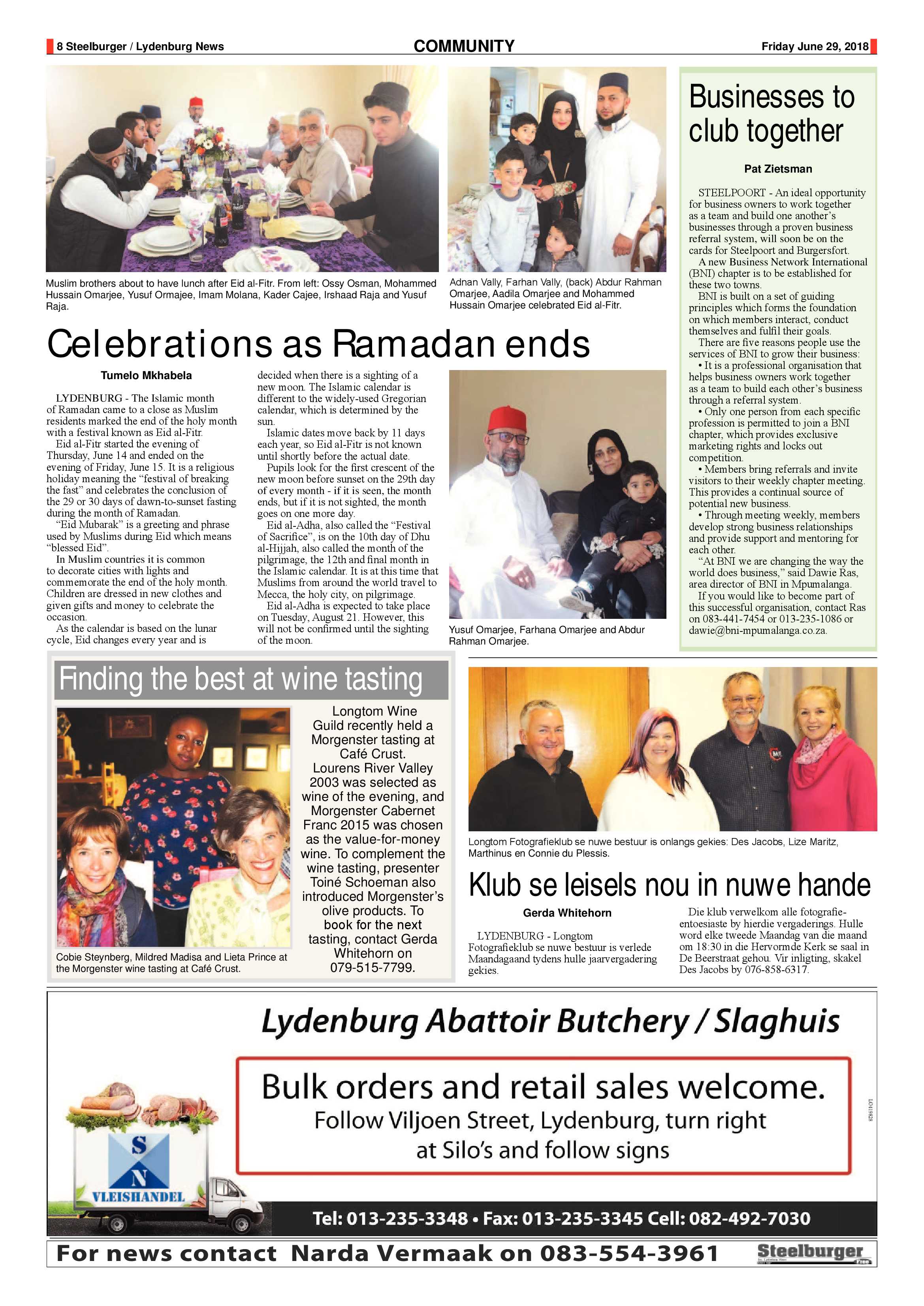 Steelburger News 29 June 2018 page 8