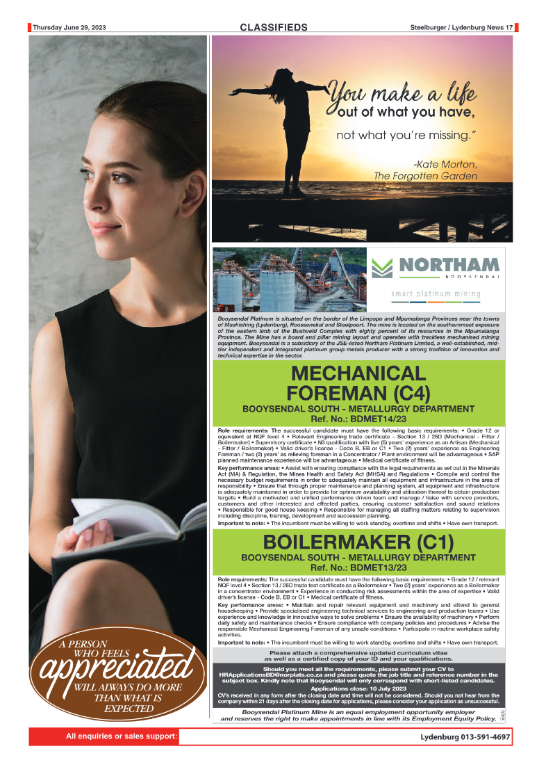 Steelburger News 29 June 2023 page 17