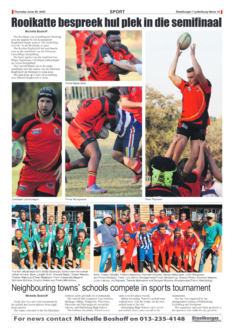 Steelburger News 29 June 2023 page 19