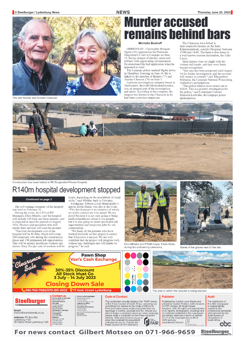 Steelburger News 29 June 2023 page 2