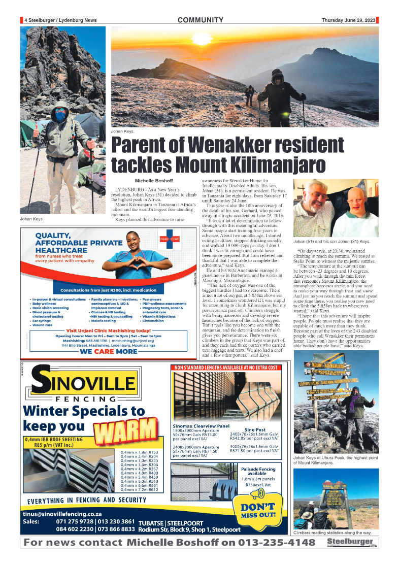 Steelburger News 29 June 2023 page 4