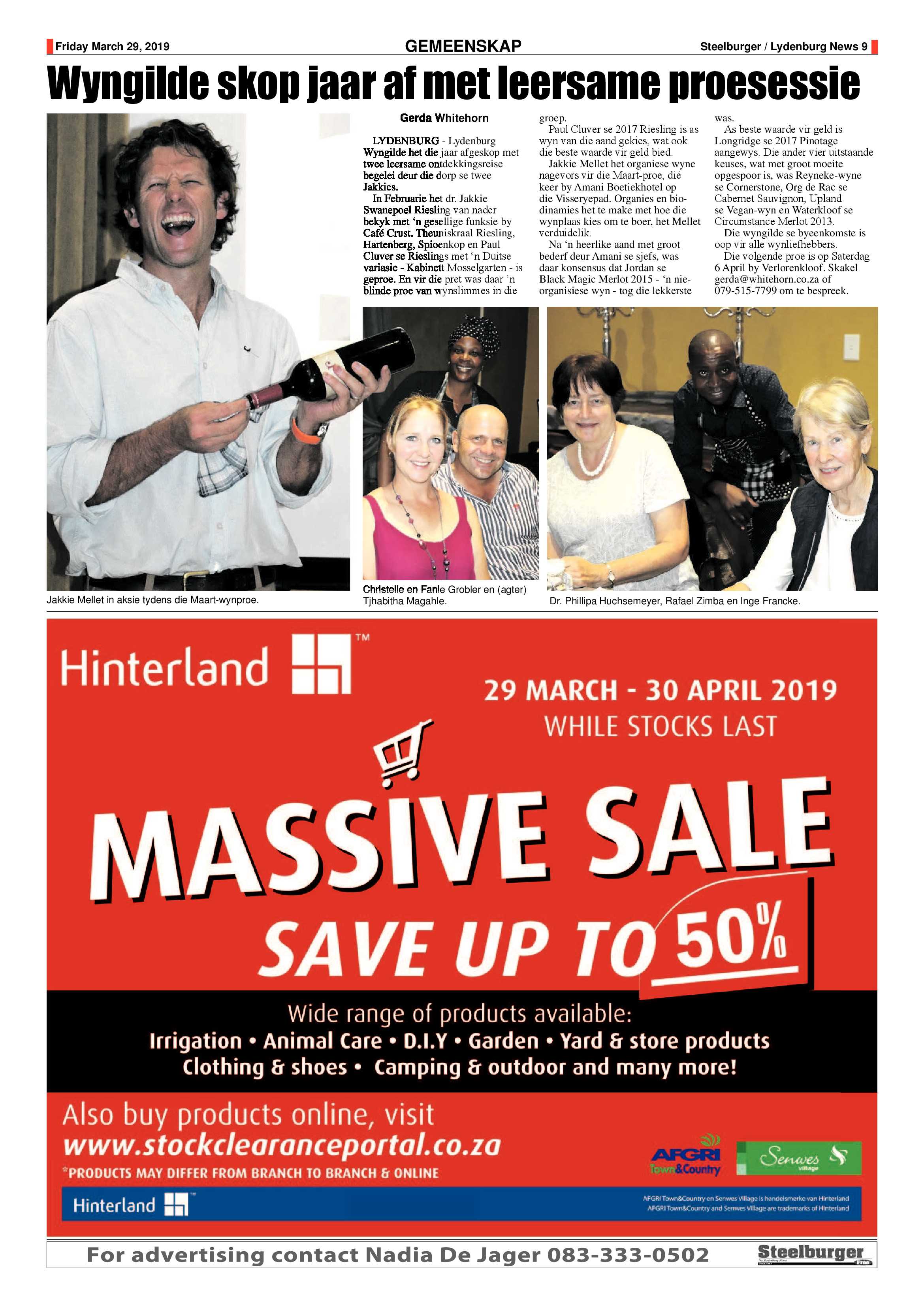 Steelburger News 29 March 2019 page 9