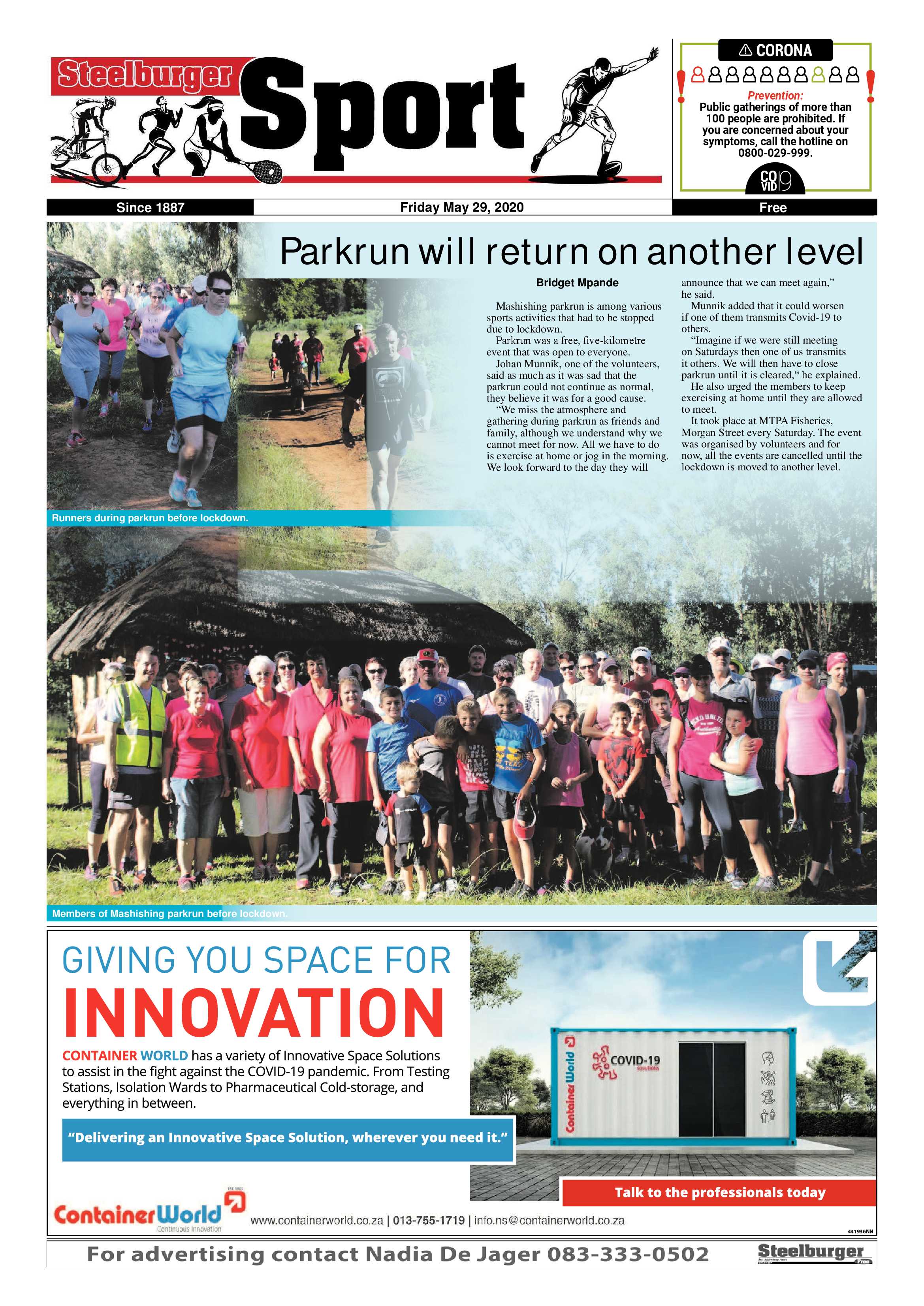 Steelburger News 29 May 2020 page 12