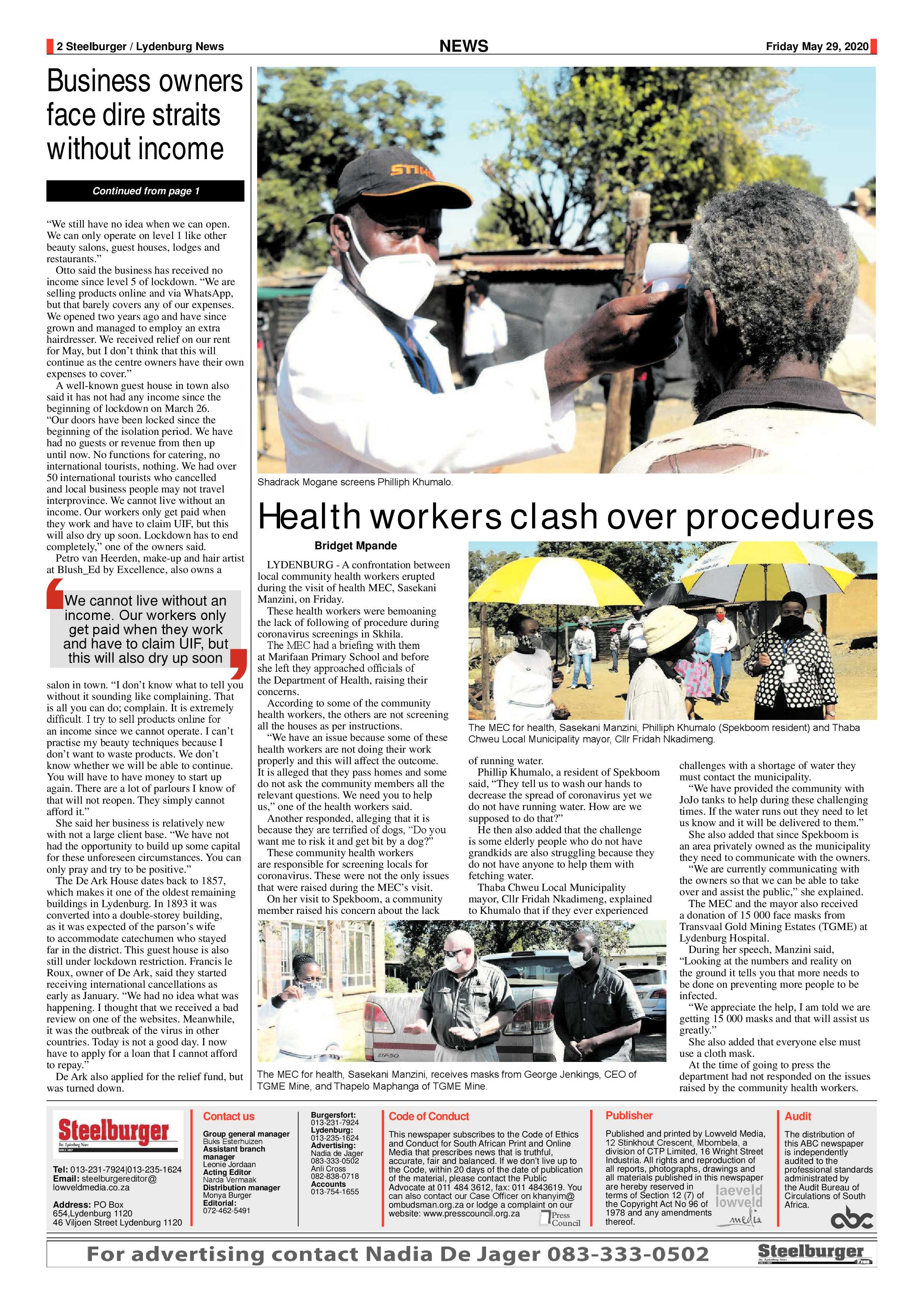 Steelburger News 29 May 2020 page 2
