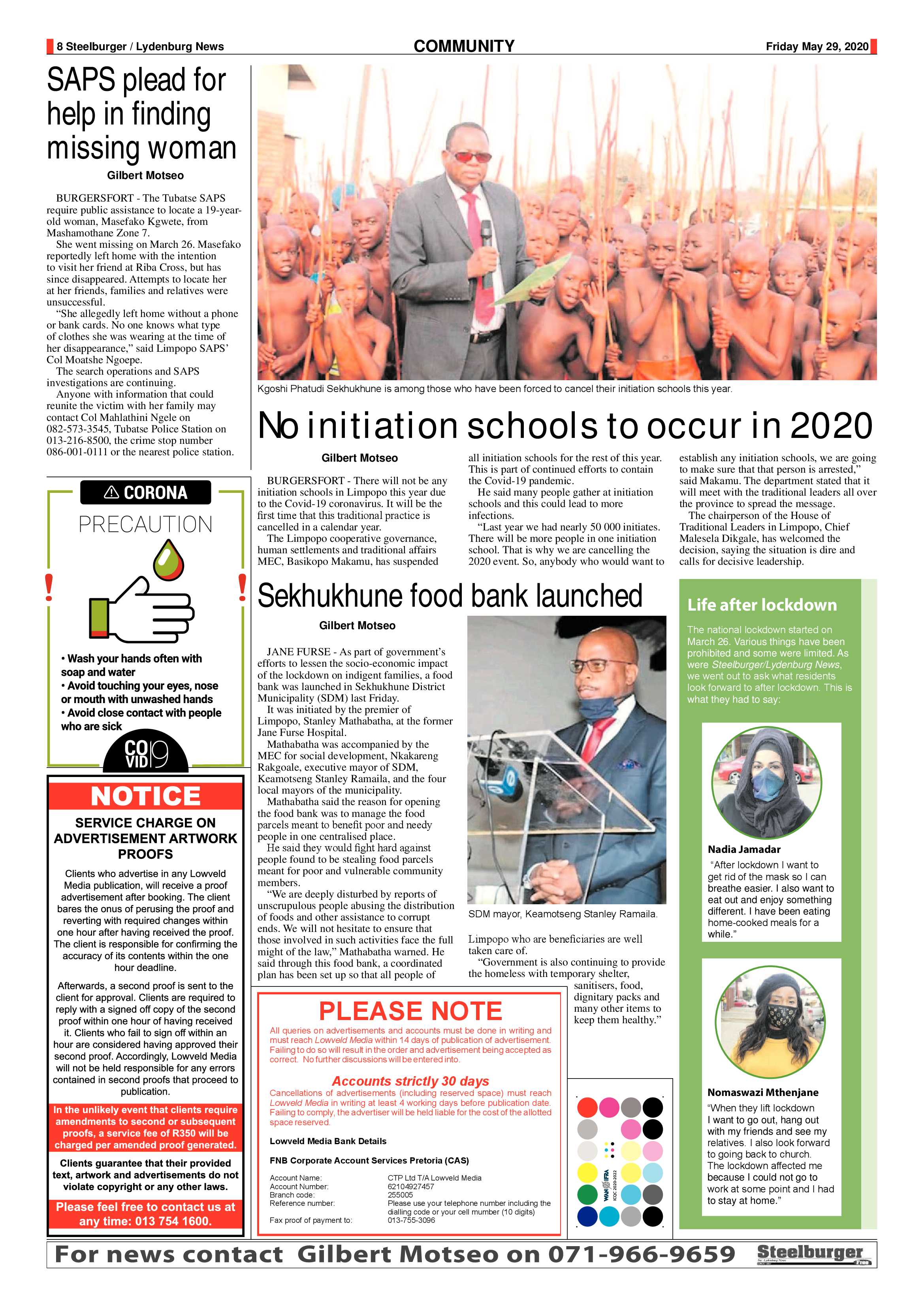 Steelburger News 29 May 2020 page 8