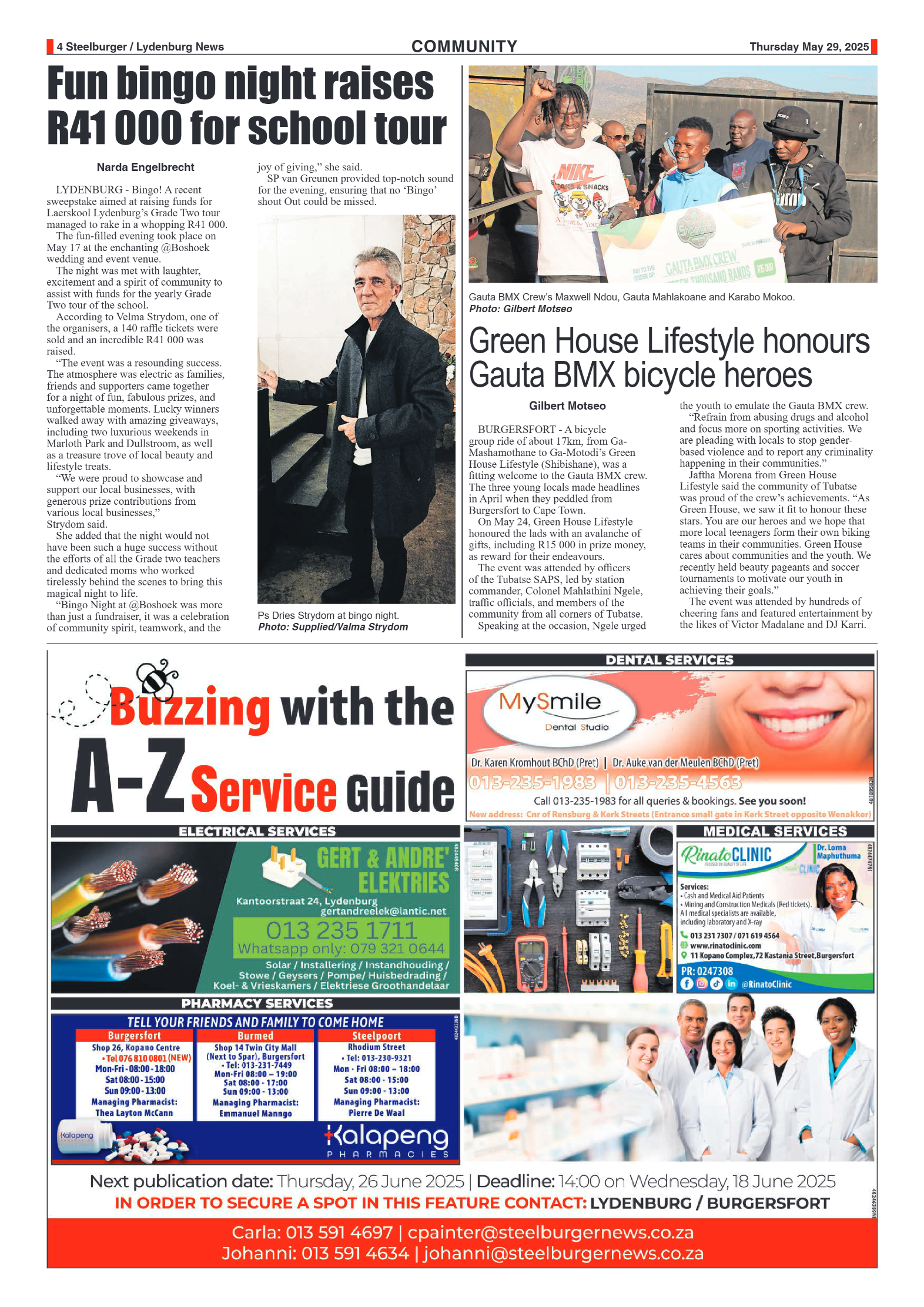 Steelburger News 29 May 2025 page 4