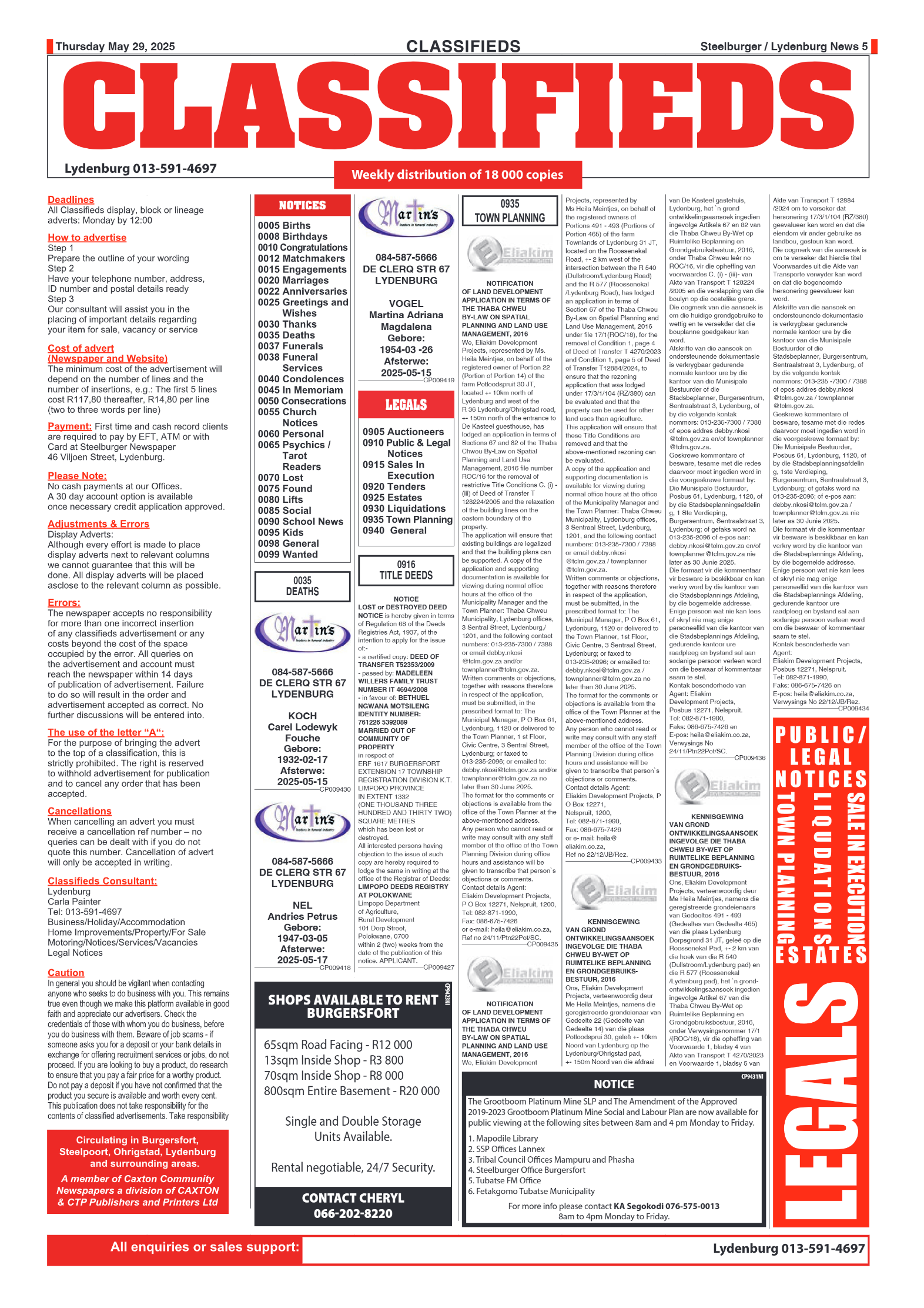 Steelburger News 29 May 2025 page 5