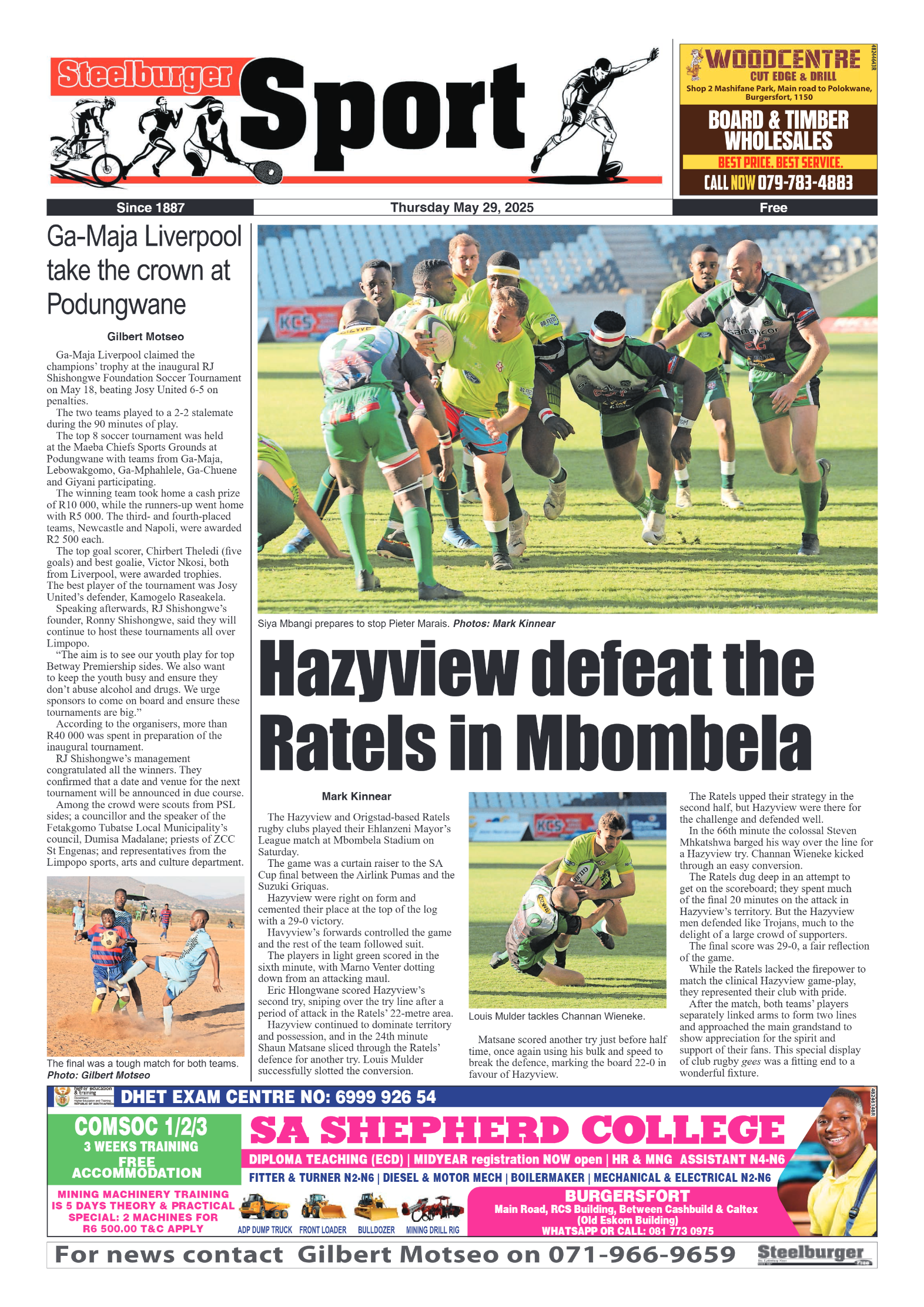 Steelburger News 29 May 2025 page 8