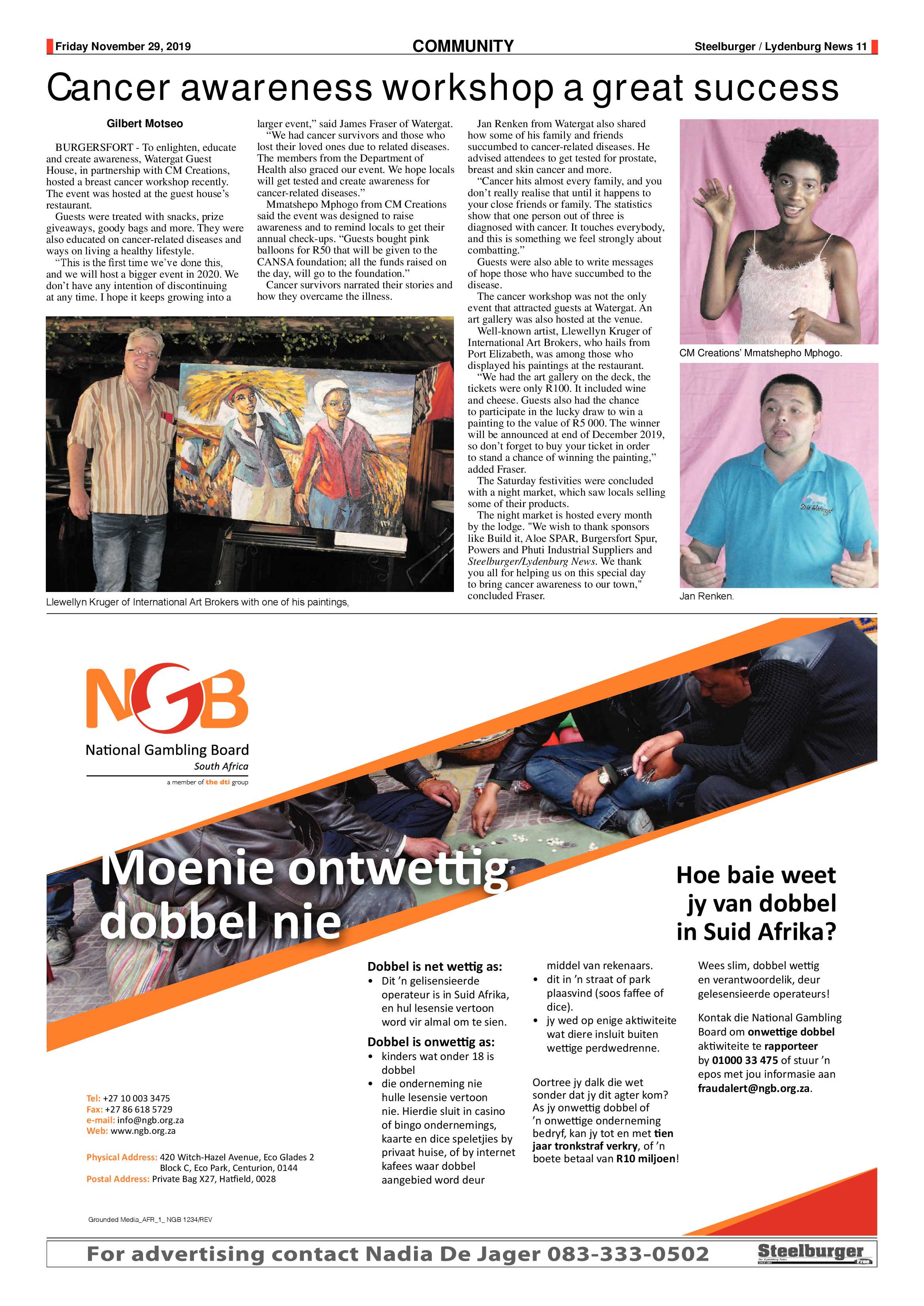 Steelburger News 29 November 2019 page 11