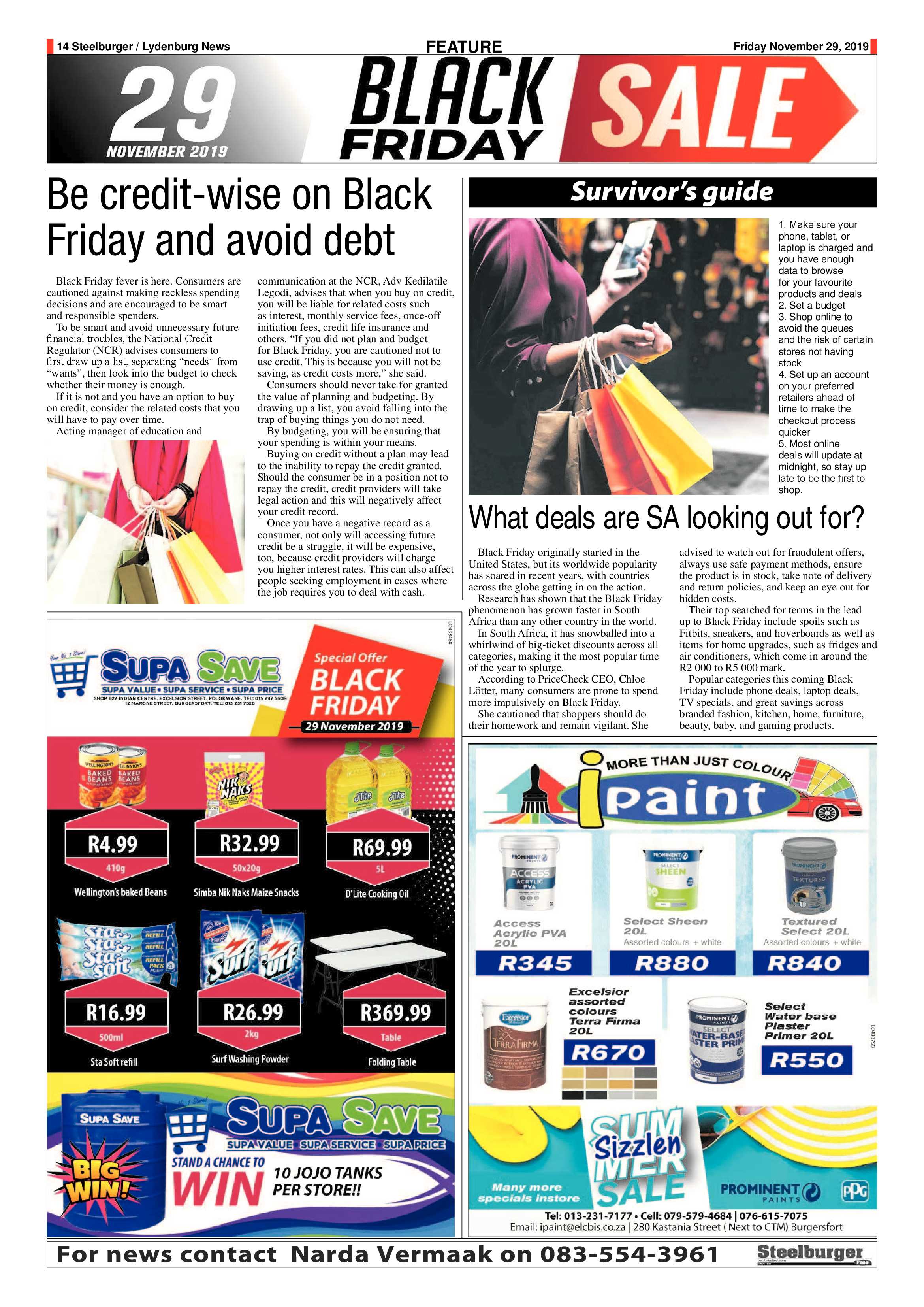 Steelburger News 29 November 2019 page 14