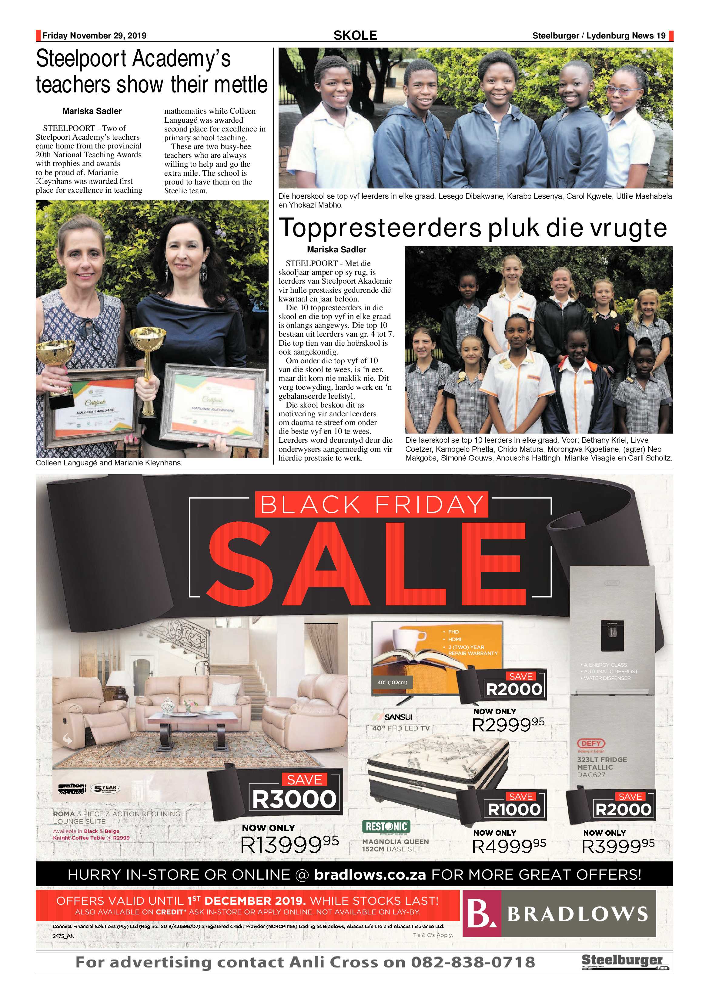 Steelburger News 29 November 2019 page 19