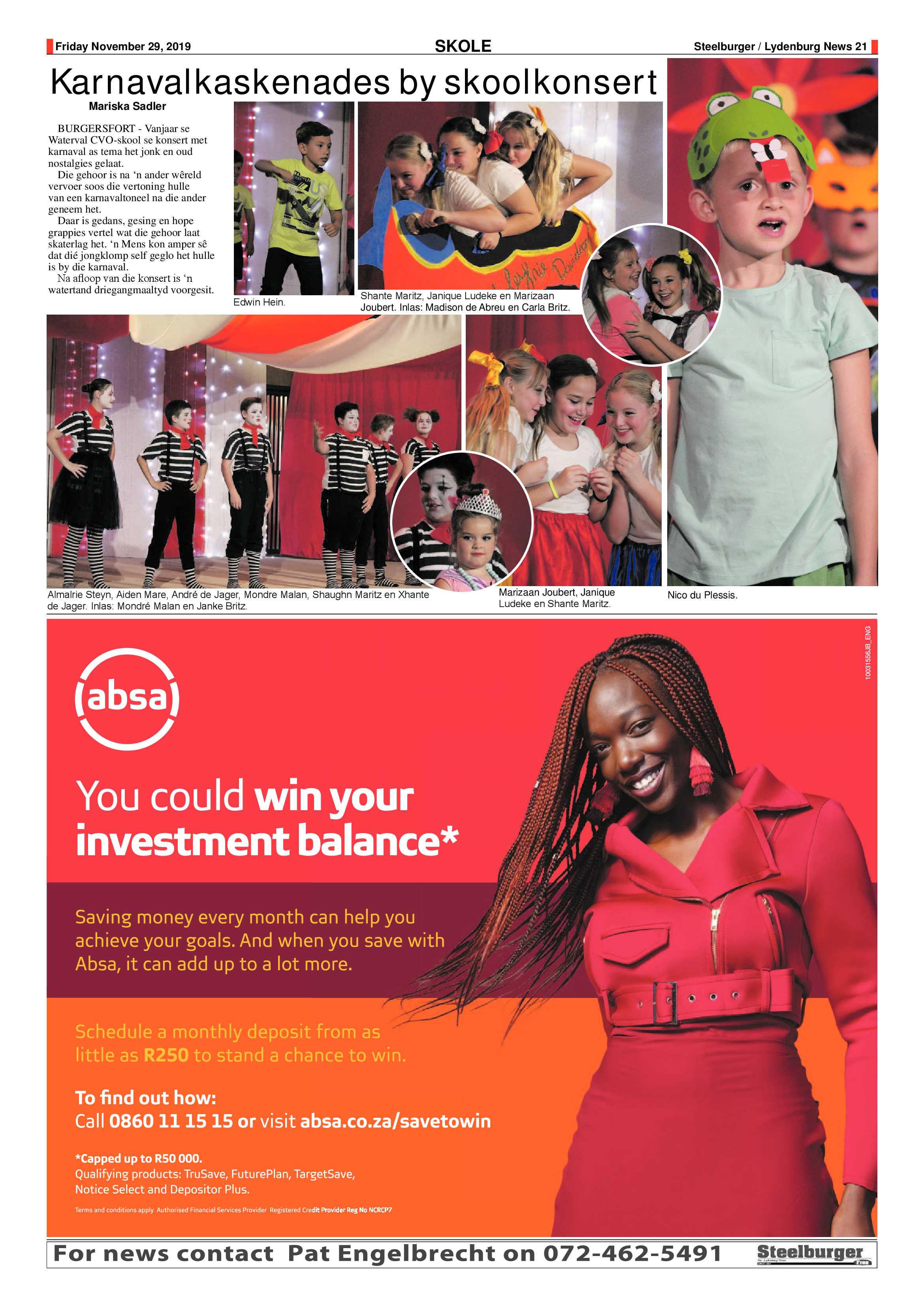 Steelburger News 29 November 2019 page 21