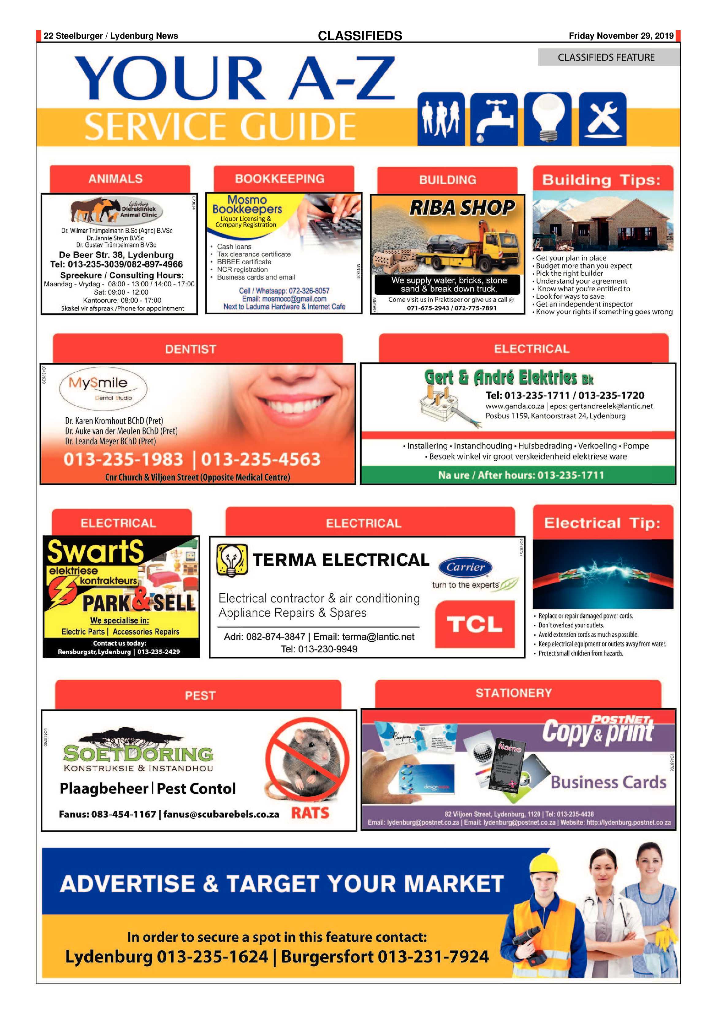 Steelburger News 29 November 2019 page 22
