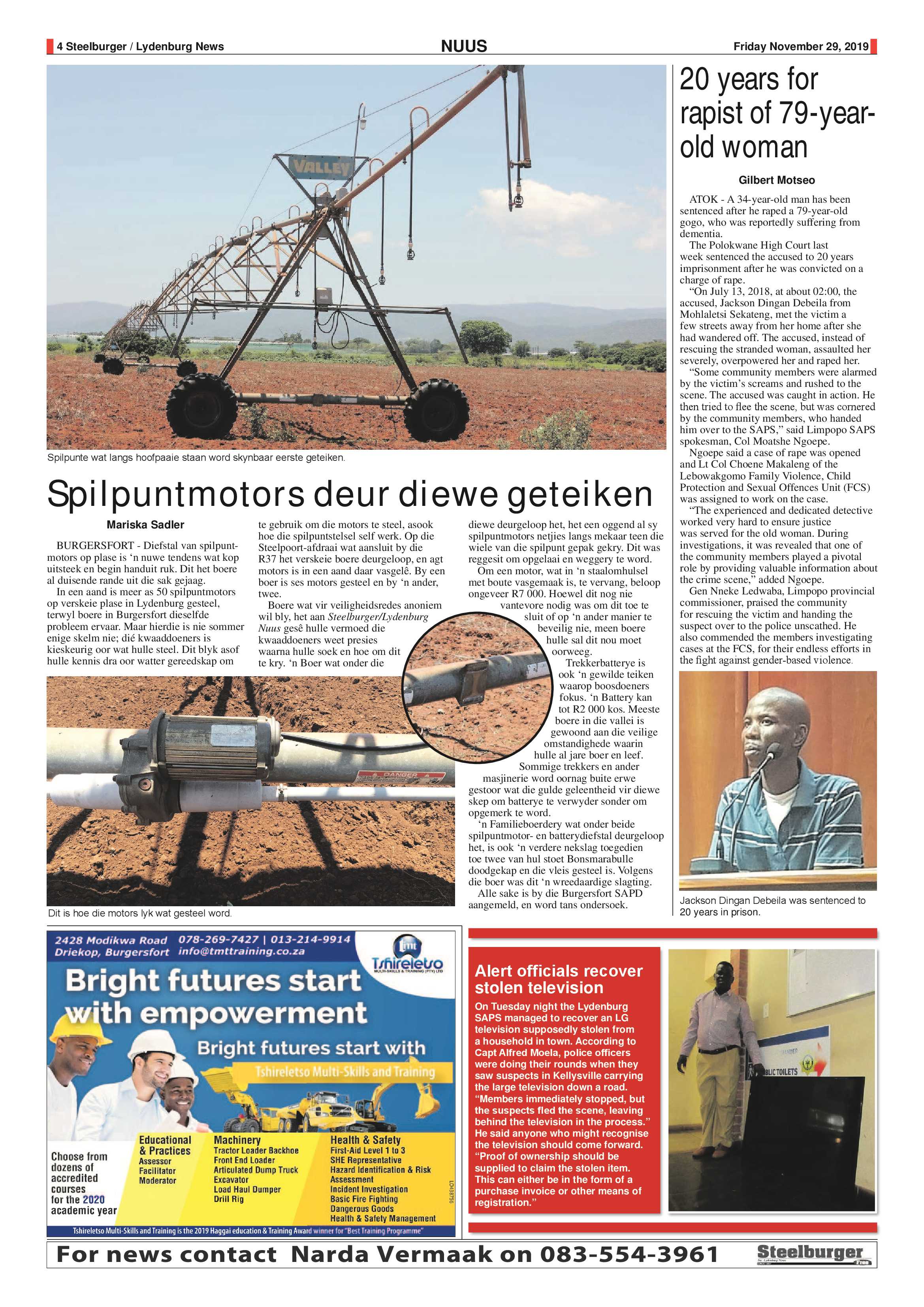 Steelburger News 29 November 2019 page 4